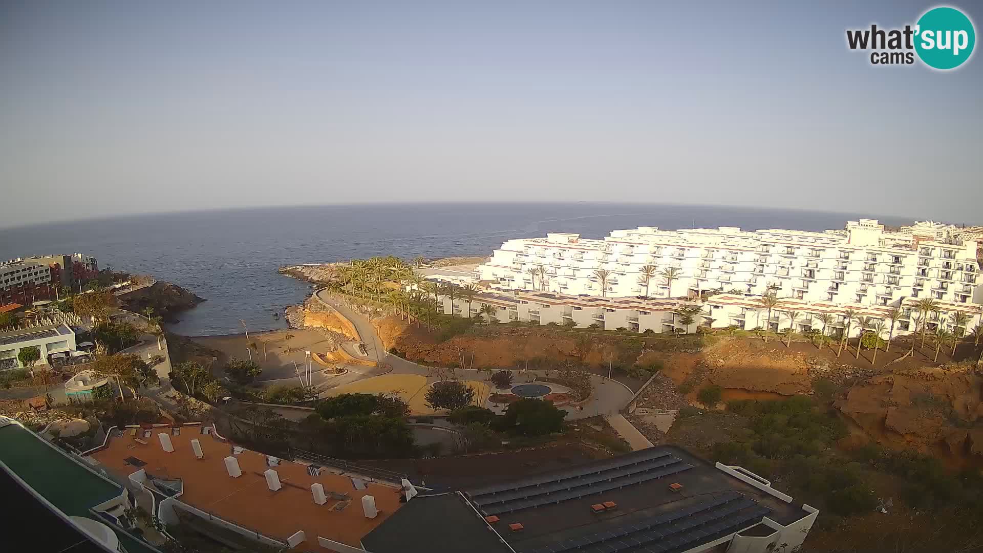 Live webcam Playa de Las Galgas – Playa Paraiso – La Gomera island – Adeje – Tenerife