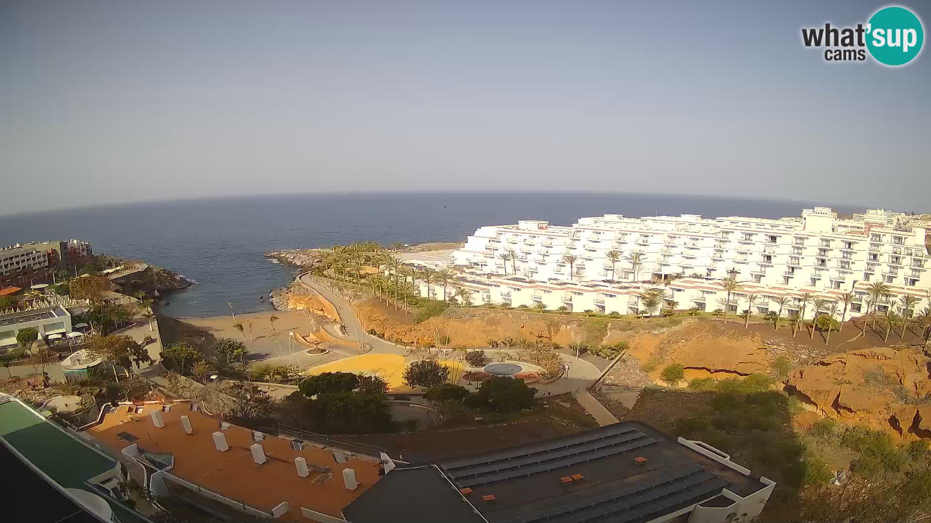 Spletna kamera v živo Las Galgas plaža – Playa Paraiso – otok La Gomera – Costa Adeje – Tenerife