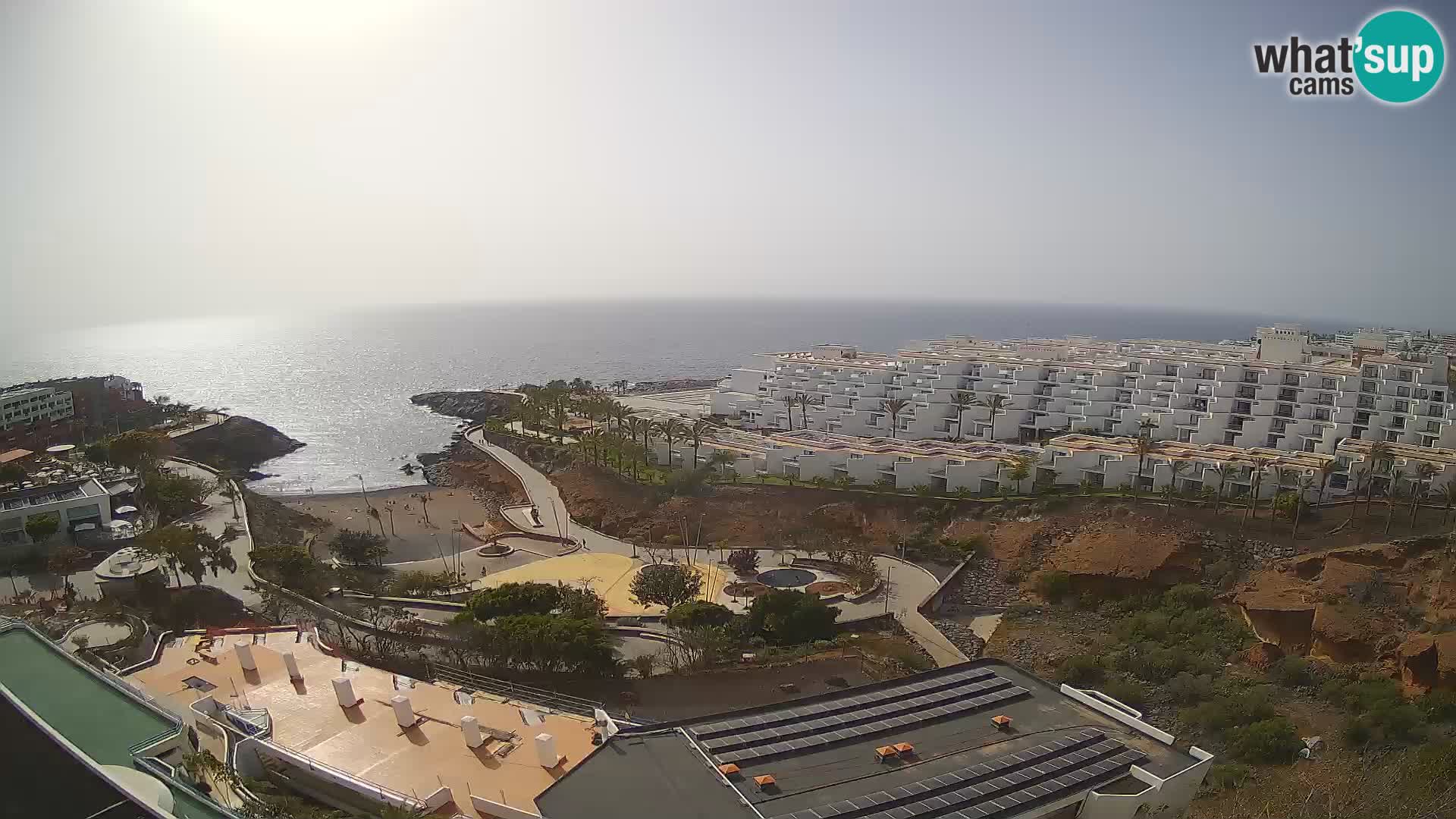 Spletna kamera v živo Las Galgas plaža – Playa Paraiso – otok La Gomera – Costa Adeje – Tenerife