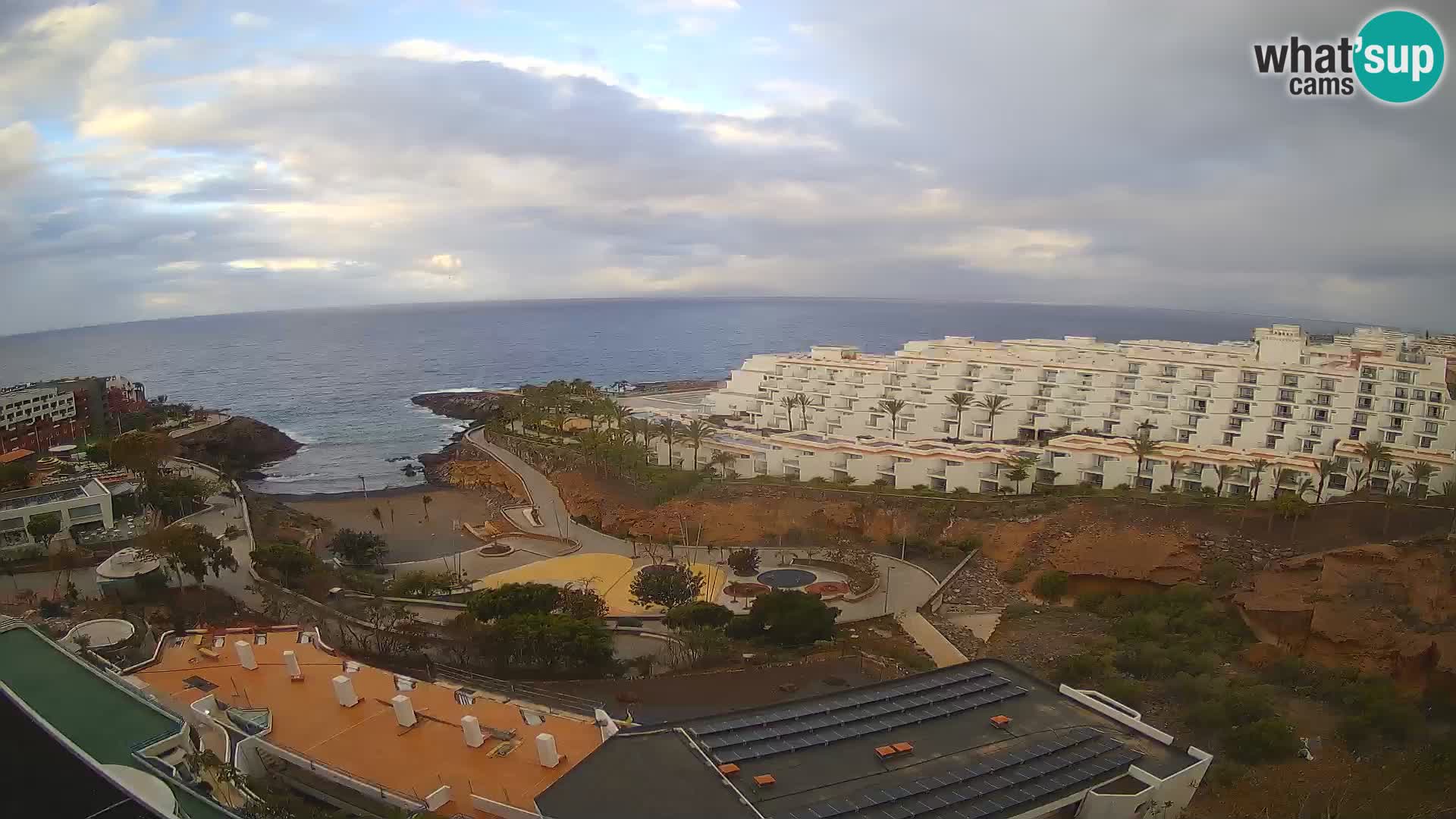 Web kamera uživo Playa de Las Galgas – Playa Paraiso – otok La Gomera – Costa Adeje – Tenerife