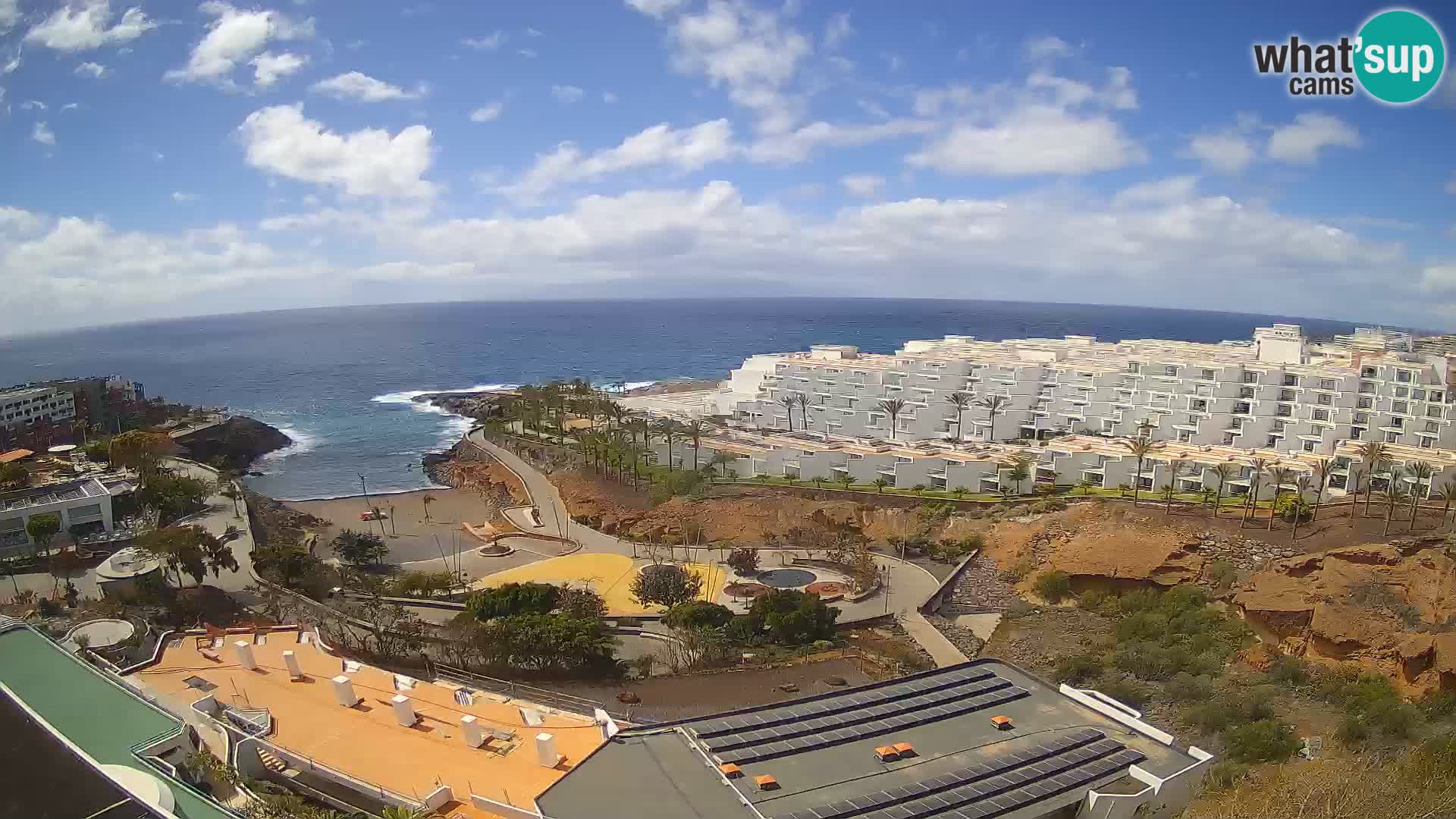 Live-Webcam Las Galgas Strand – Playa Paraiso – Insel La Gomera – Costa Adeje – Teneriffa