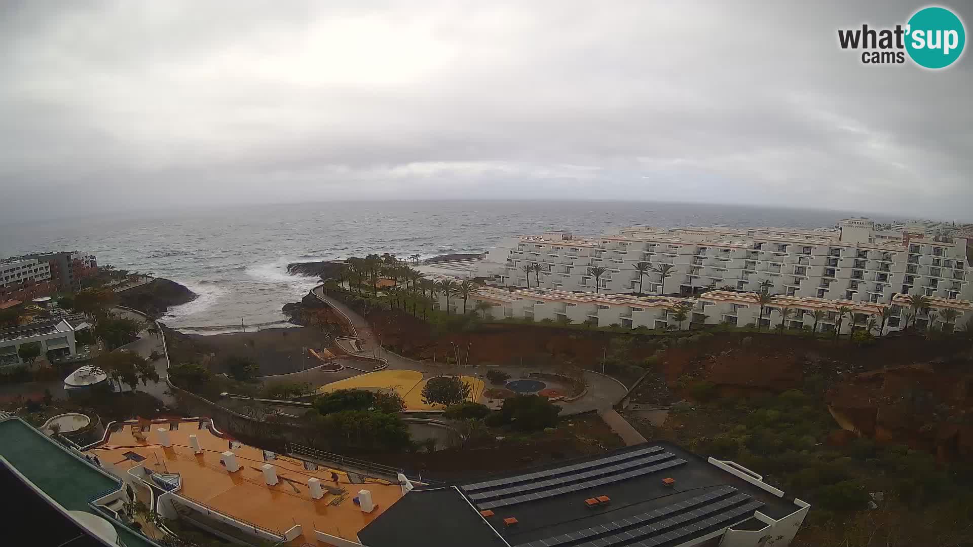 Live webcam Playa de Las Galgas – Playa Paraiso – La Gomera island – Adeje – Tenerife