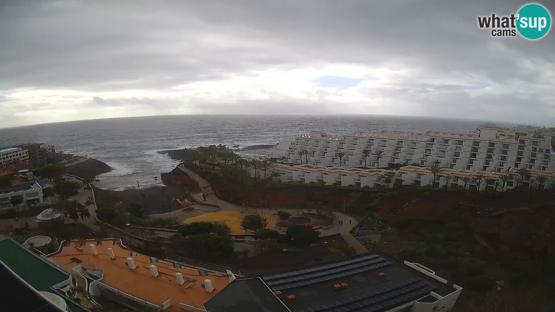 Live webcam Playa de Las Galgas – Playa Paraiso – La Gomera island – Adeje – Tenerife