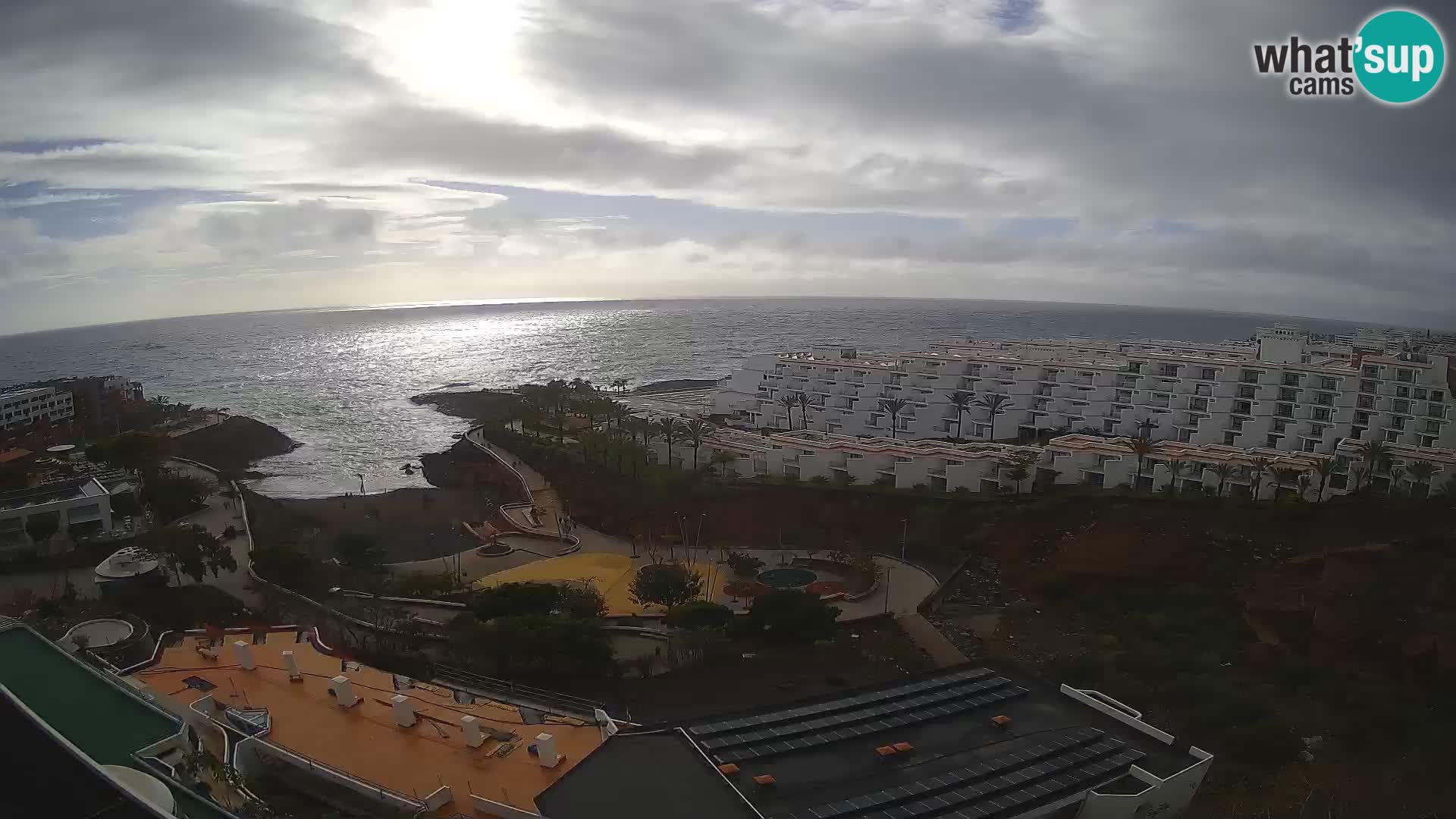 Spletna kamera v živo Las Galgas plaža – Playa Paraiso – otok La Gomera – Costa Adeje – Tenerife