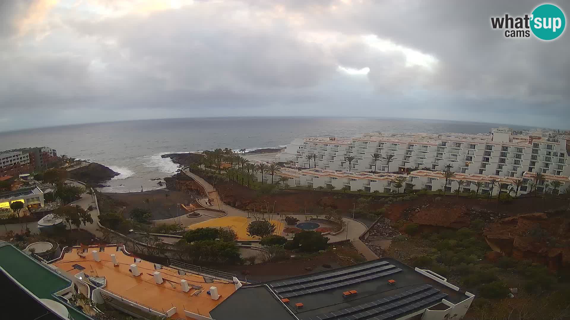 Live webcam Playa de Las Galgas – Playa Paraiso – La Gomera island – Adeje – Tenerife