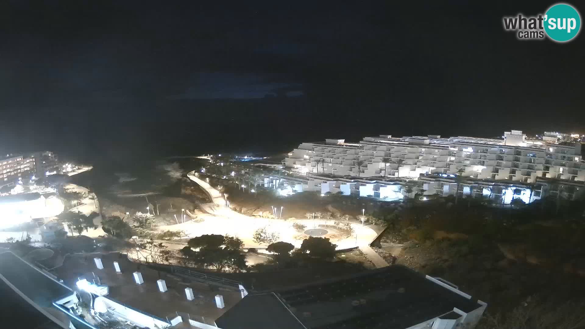 Live webcam Playa de Las Galgas – Playa Paraiso – La Gomera island – Adeje – Tenerife