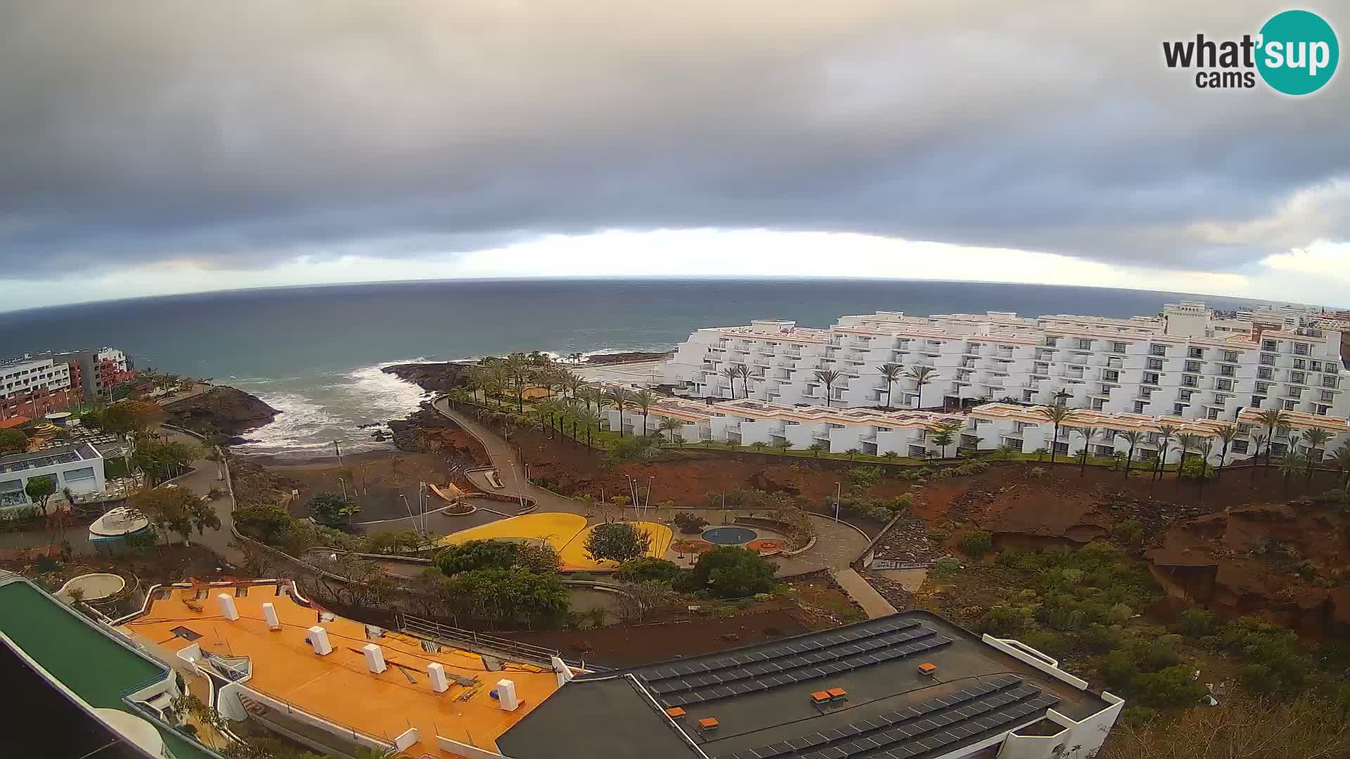 Live webcam Playa de Las Galgas – Playa Paraiso – La Gomera island – Adeje – Tenerife