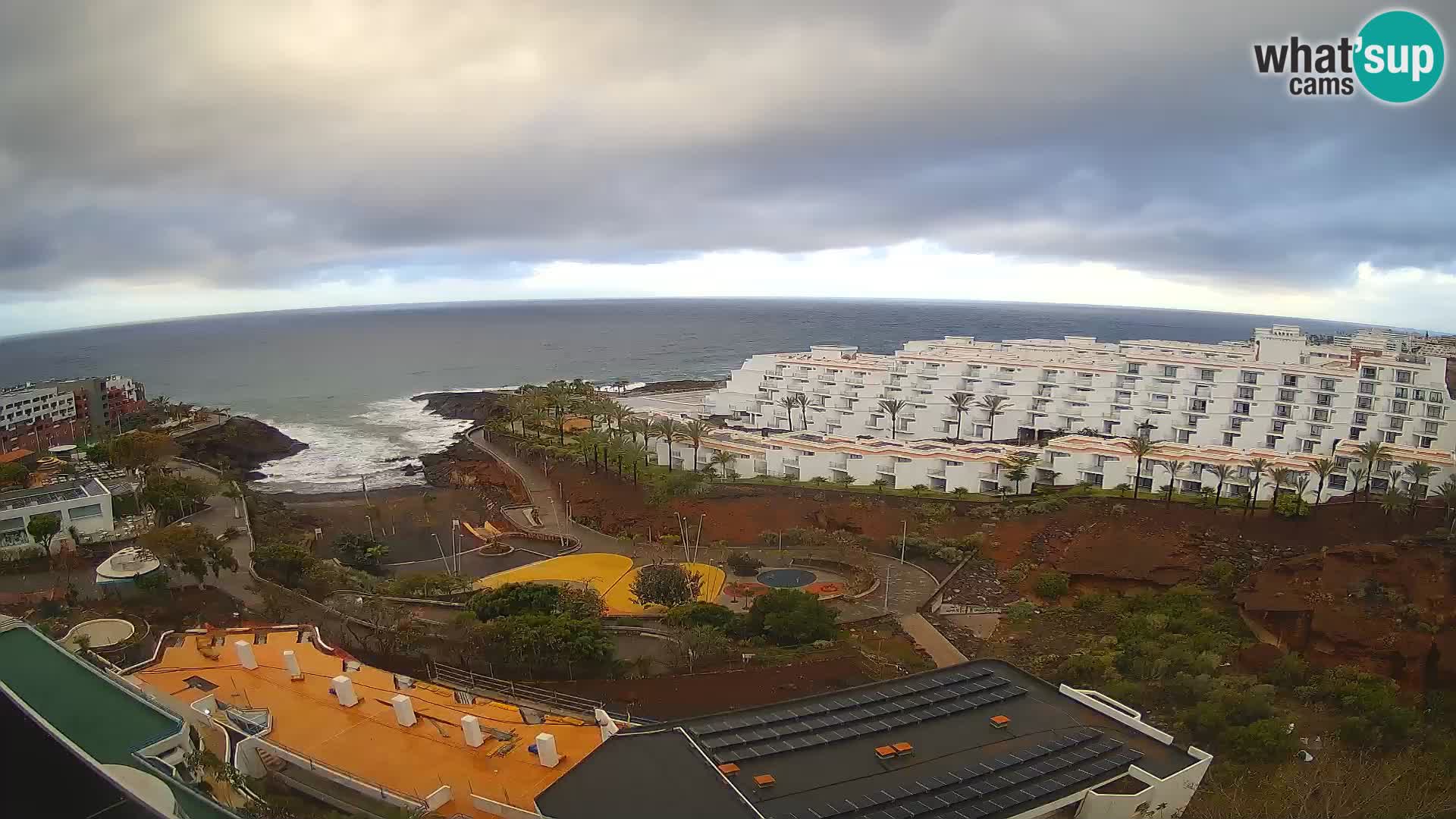 Live webcam Playa de Las Galgas – Playa Paraiso – La Gomera island – Adeje – Tenerife