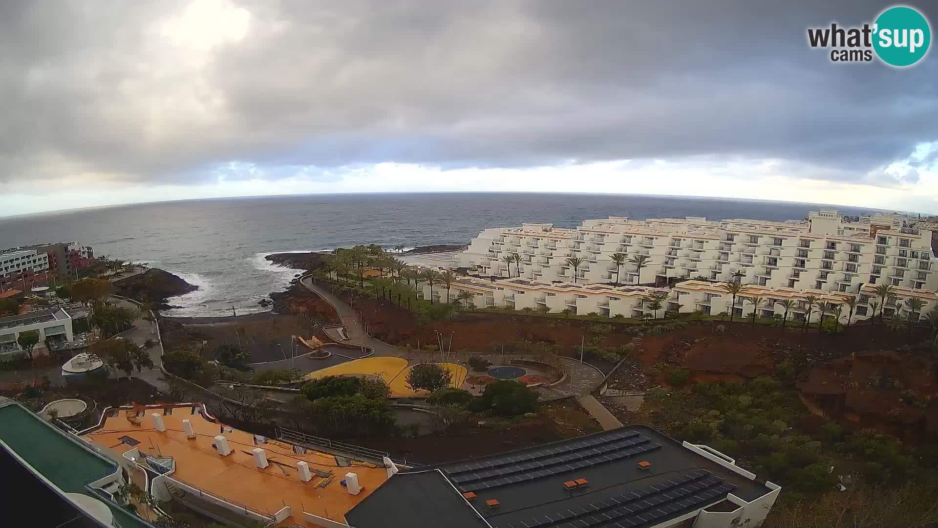 Live webcam Playa de Las Galgas – Playa Paraiso – La Gomera island – Adeje – Tenerife