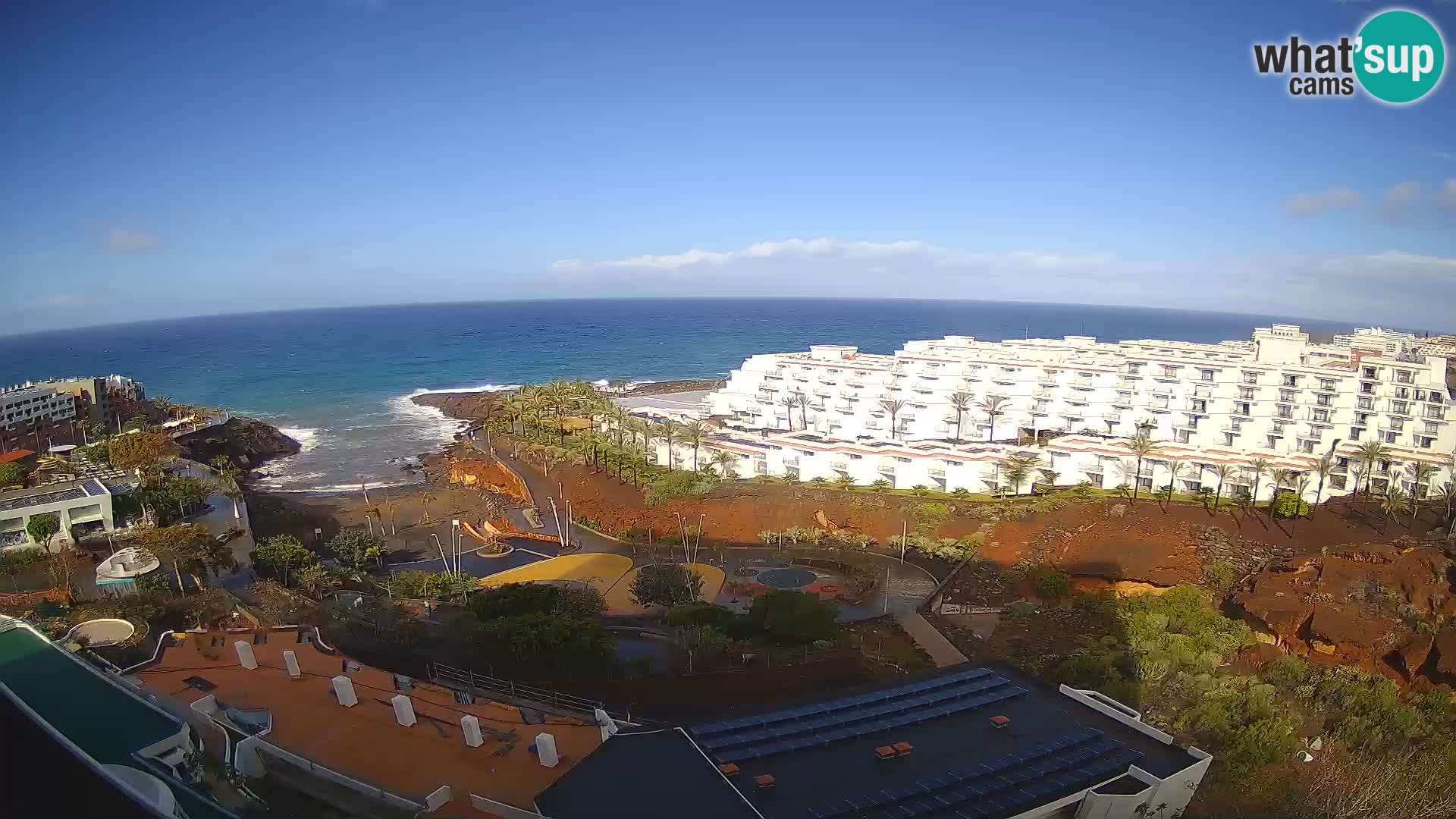 Live-Webcam Las Galgas Strand – Playa Paraiso – Insel La Gomera – Costa Adeje – Teneriffa