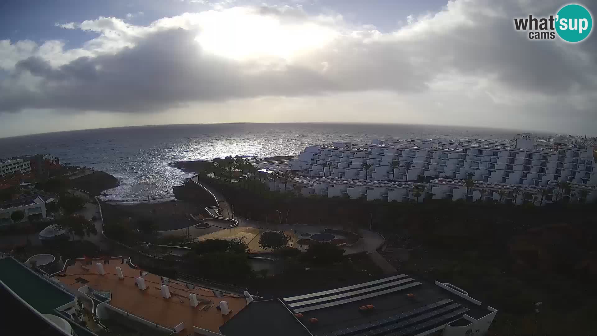 Live webcam Playa de Las Galgas – Playa Paraiso – La Gomera island – Adeje – Tenerife