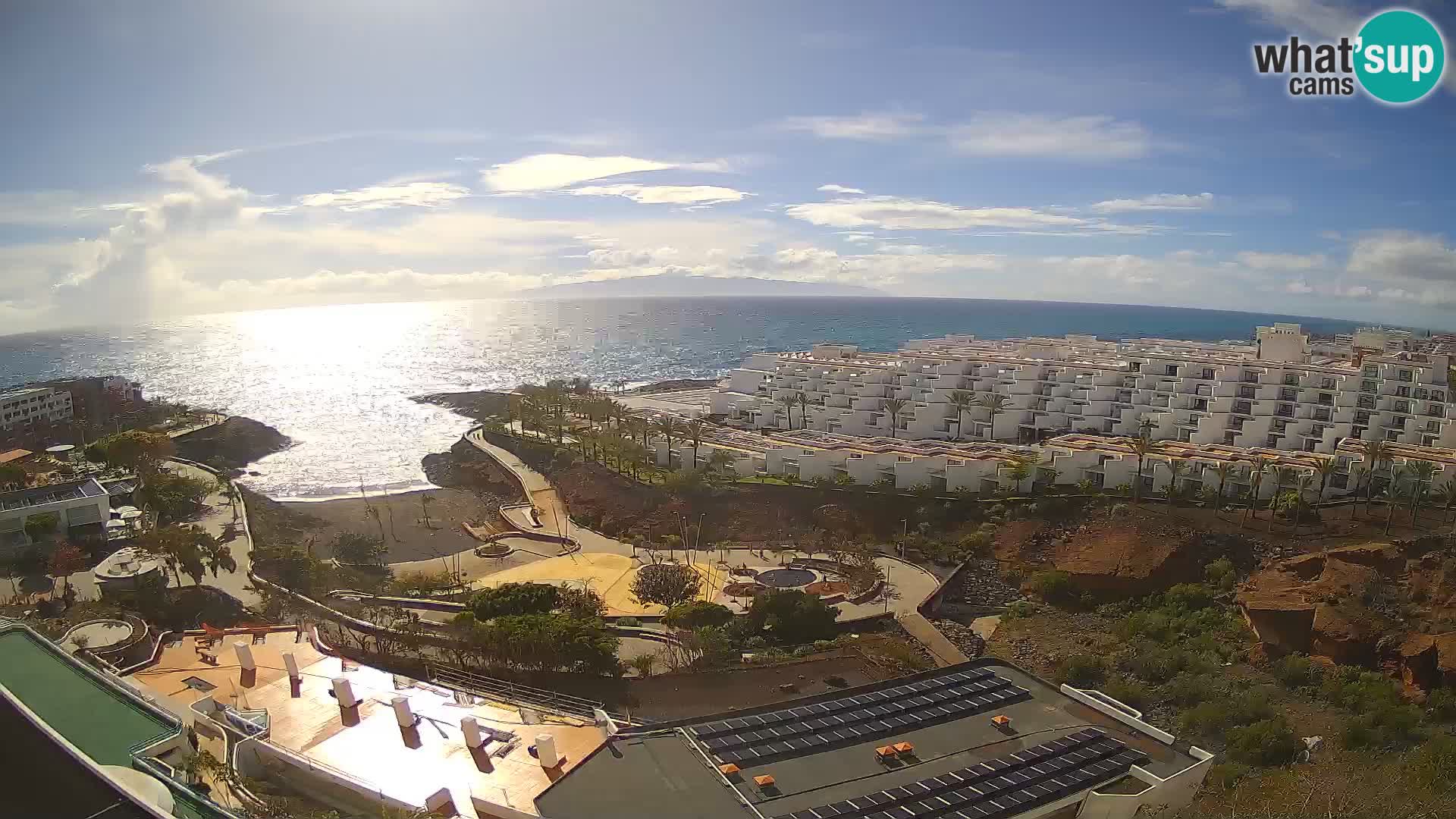 Webcam live spiaggia Las Galgas – Playa Paraiso – Isola La Gomera – Costa Adeje – Tenerife