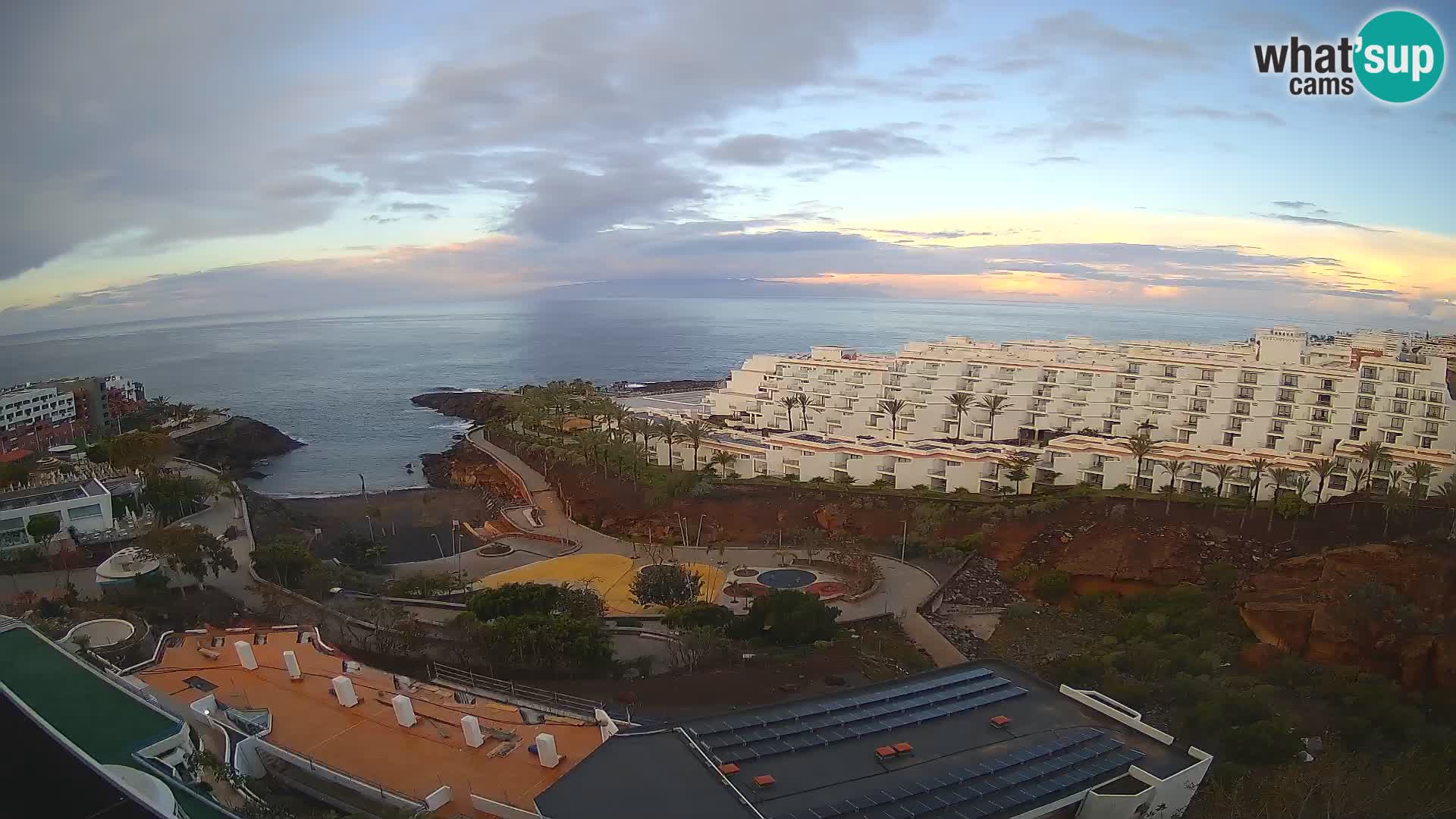 Web kamera uživo Playa de Las Galgas – Playa Paraiso – otok La Gomera – Costa Adeje – Tenerife