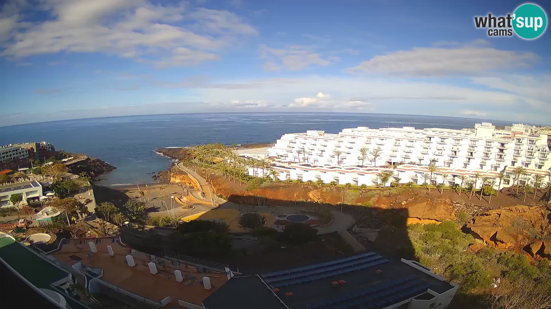 Web kamera uživo Playa de Las Galgas – Playa Paraiso – otok La Gomera – Costa Adeje – Tenerife