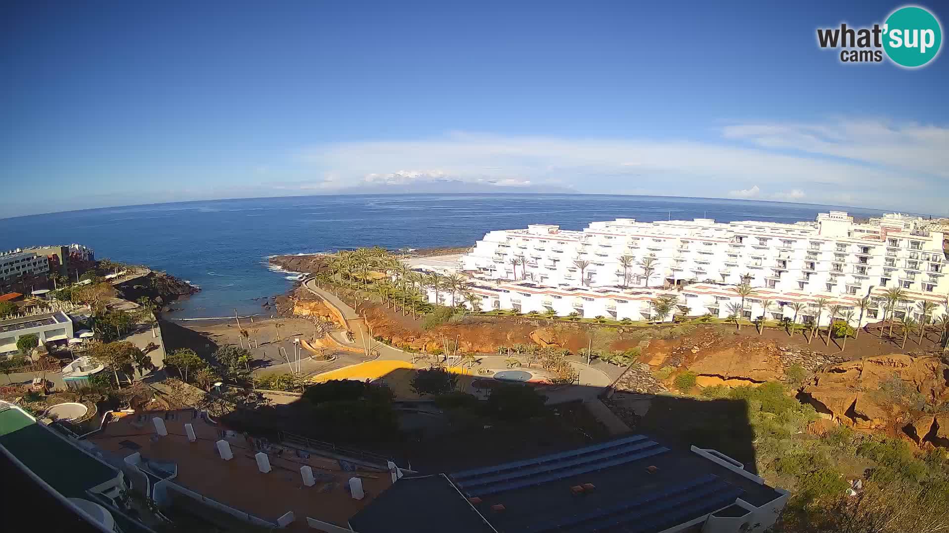 Webcam live spiaggia Las Galgas – Playa Paraiso – Isola La Gomera – Costa Adeje – Tenerife