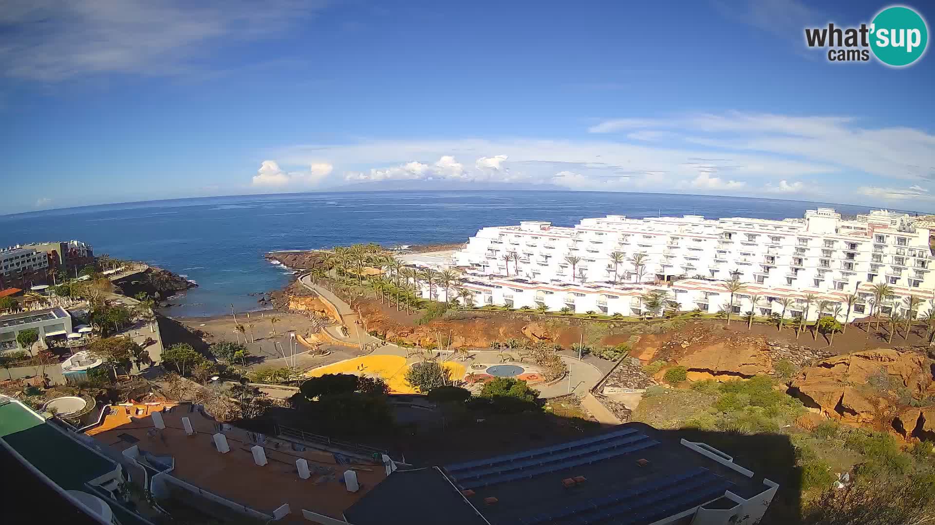Live-Webcam Las Galgas Strand – Playa Paraiso – Insel La Gomera – Costa Adeje – Teneriffa
