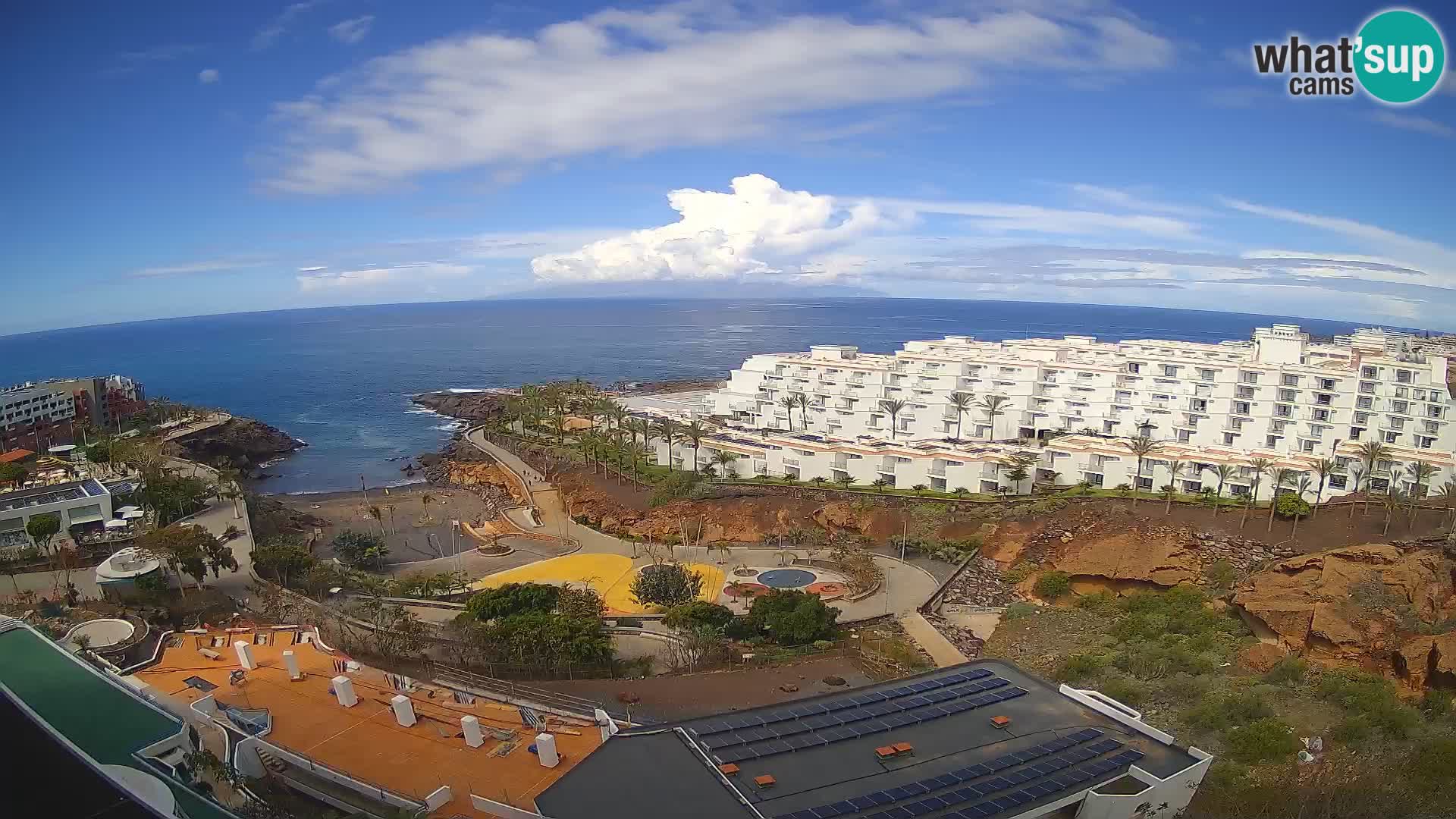 Live-Webcam Las Galgas Strand – Playa Paraiso – Insel La Gomera – Costa Adeje – Teneriffa
