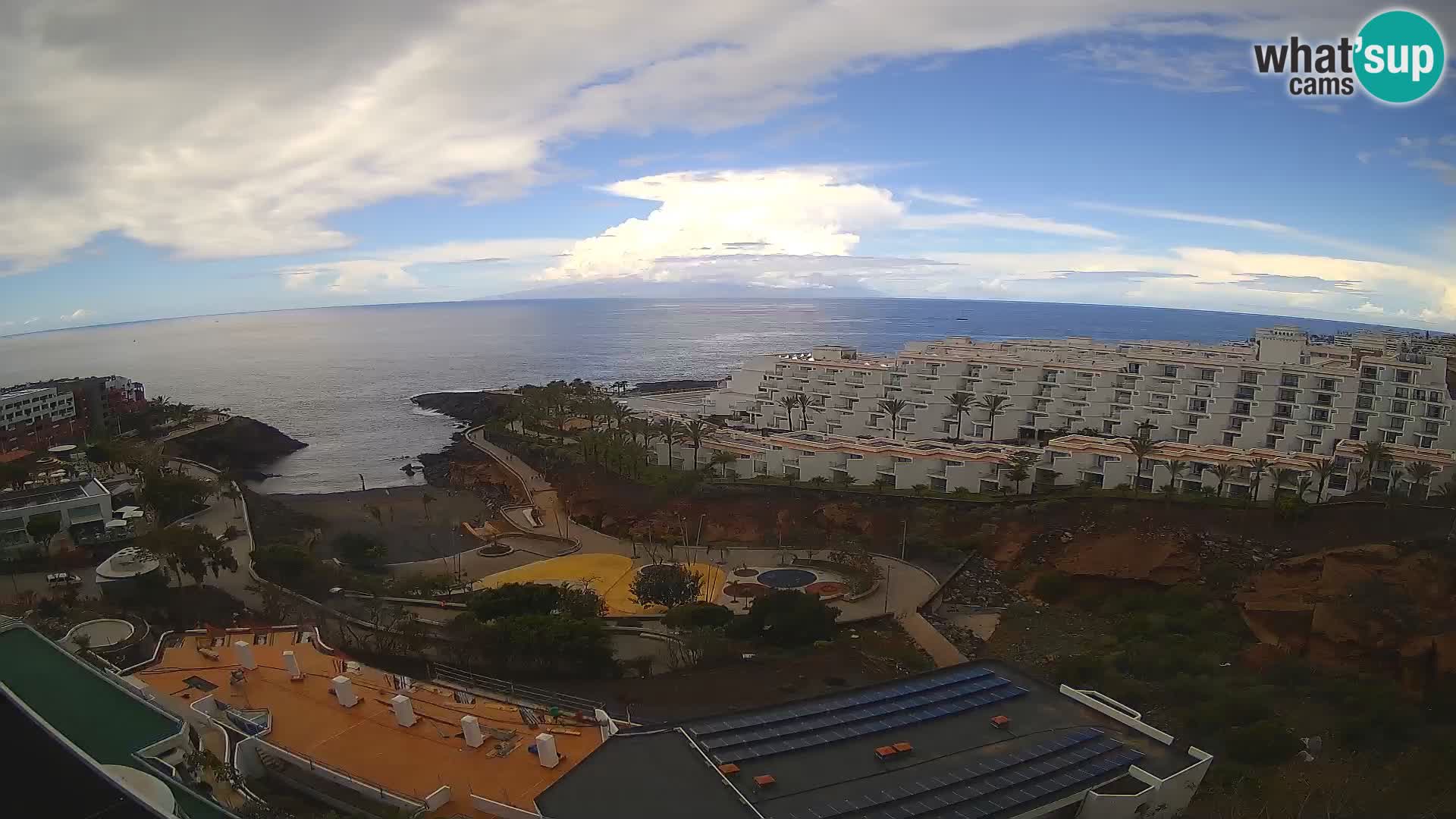 Web kamera uživo Playa de Las Galgas – Playa Paraiso – otok La Gomera – Costa Adeje – Tenerife