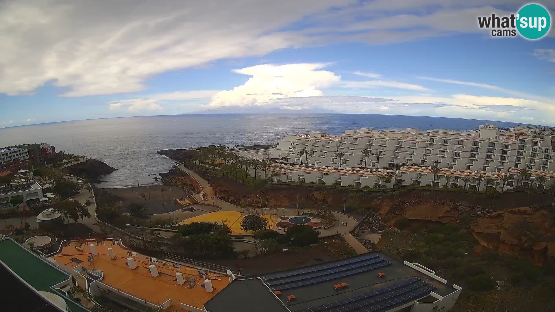 Web kamera uživo Playa de Las Galgas – Playa Paraiso – otok La Gomera – Costa Adeje – Tenerife