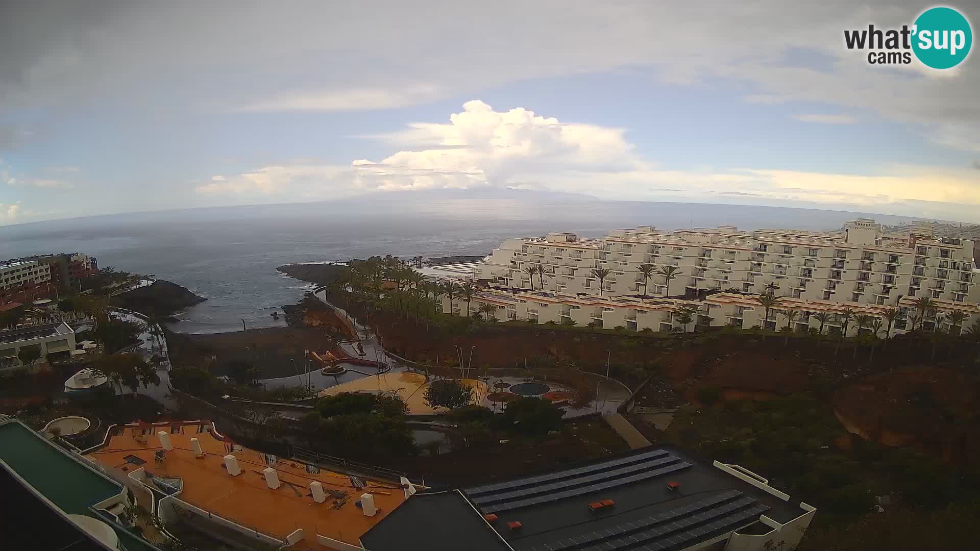 Live webcam Playa de Las Galgas – Playa Paraiso – La Gomera island – Adeje – Tenerife