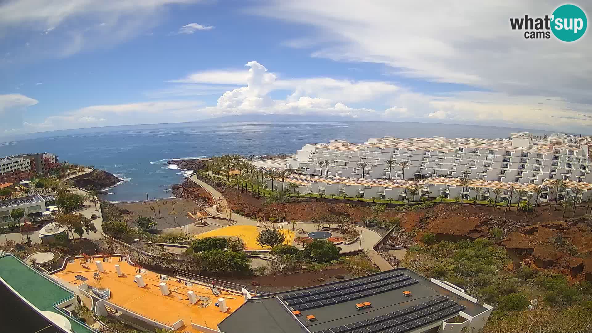 Web kamera uživo Playa de Las Galgas – Playa Paraiso – otok La Gomera – Costa Adeje – Tenerife