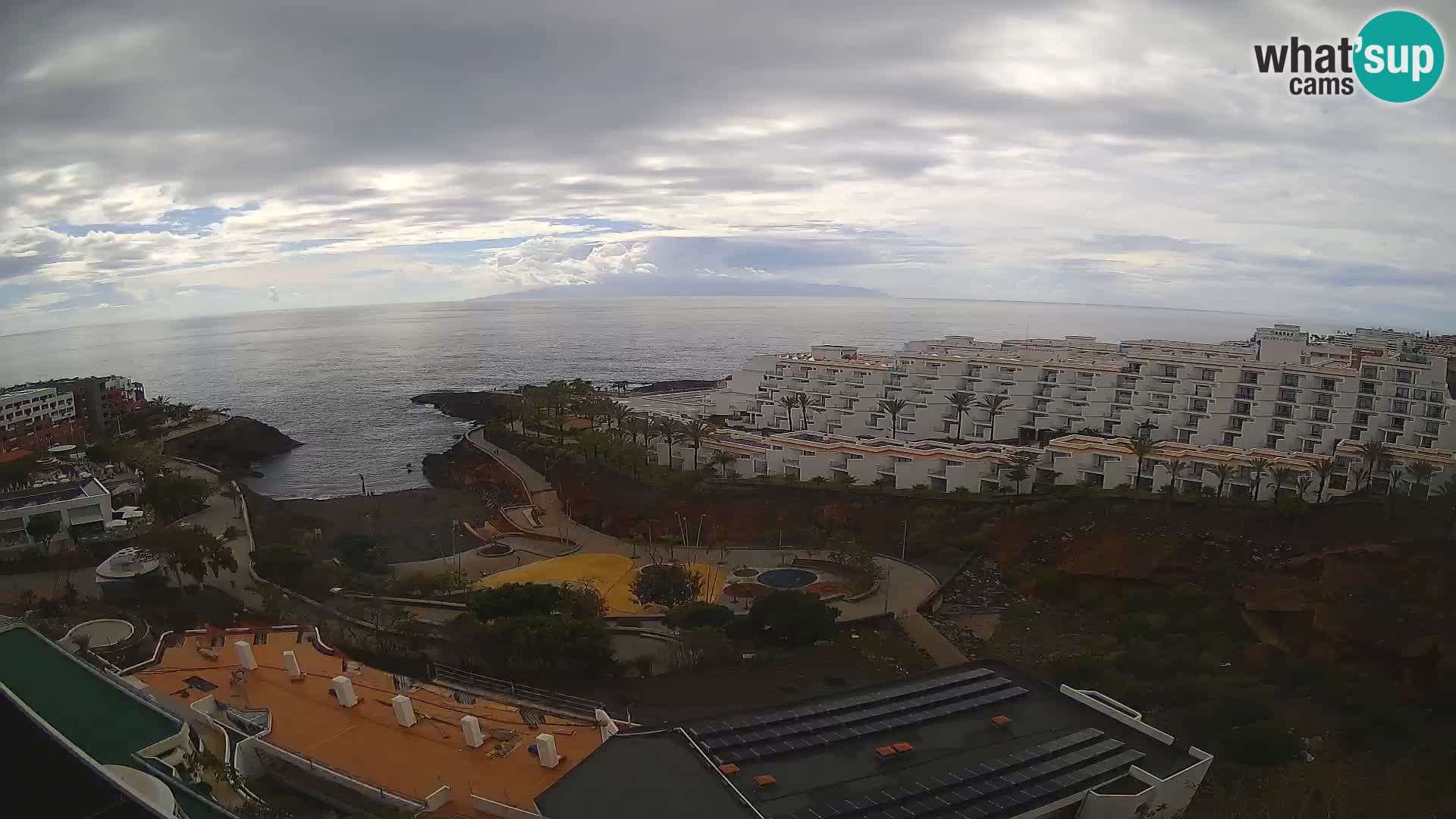 Webcam en vivo Playa de Las Galgas – Playa Paraíso – Isla de La Gomera – Costa Adeje – Tenerife