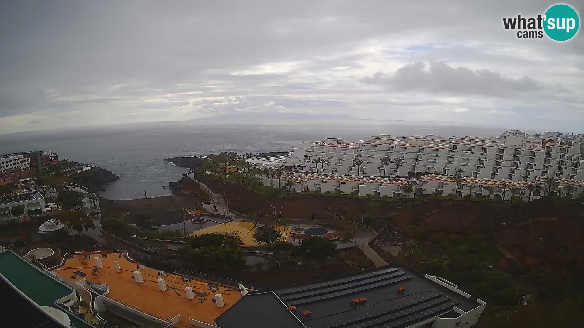 Web kamera uživo Playa de Las Galgas – Playa Paraiso – otok La Gomera – Costa Adeje – Tenerife