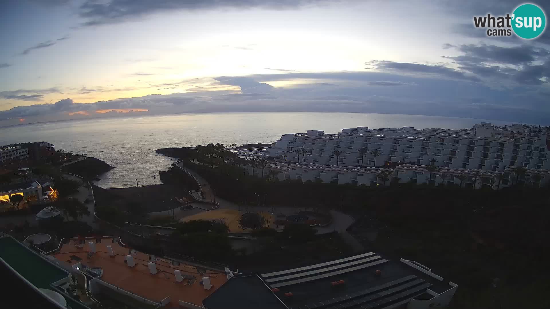 Spletna kamera v živo Las Galgas plaža – Playa Paraiso – otok La Gomera – Costa Adeje – Tenerife