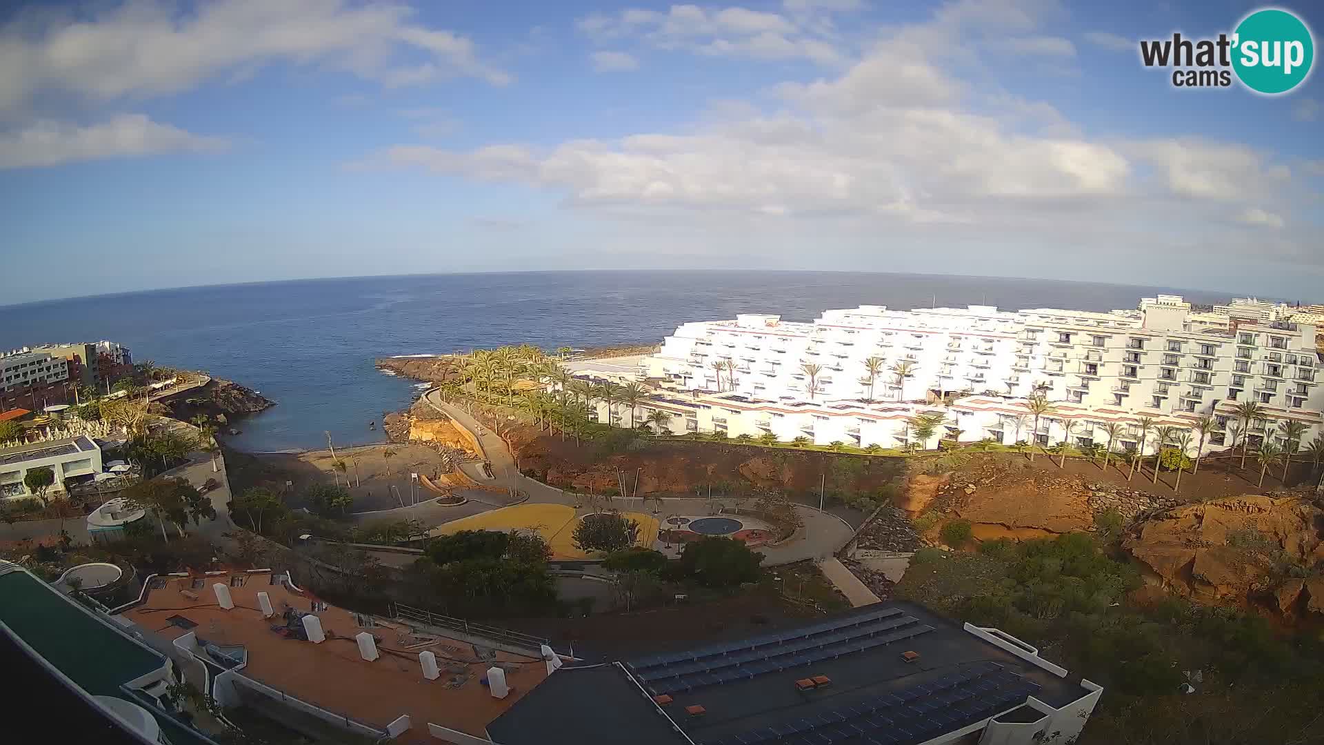 Live webcam Playa de Las Galgas – Playa Paraiso – La Gomera island – Adeje – Tenerife