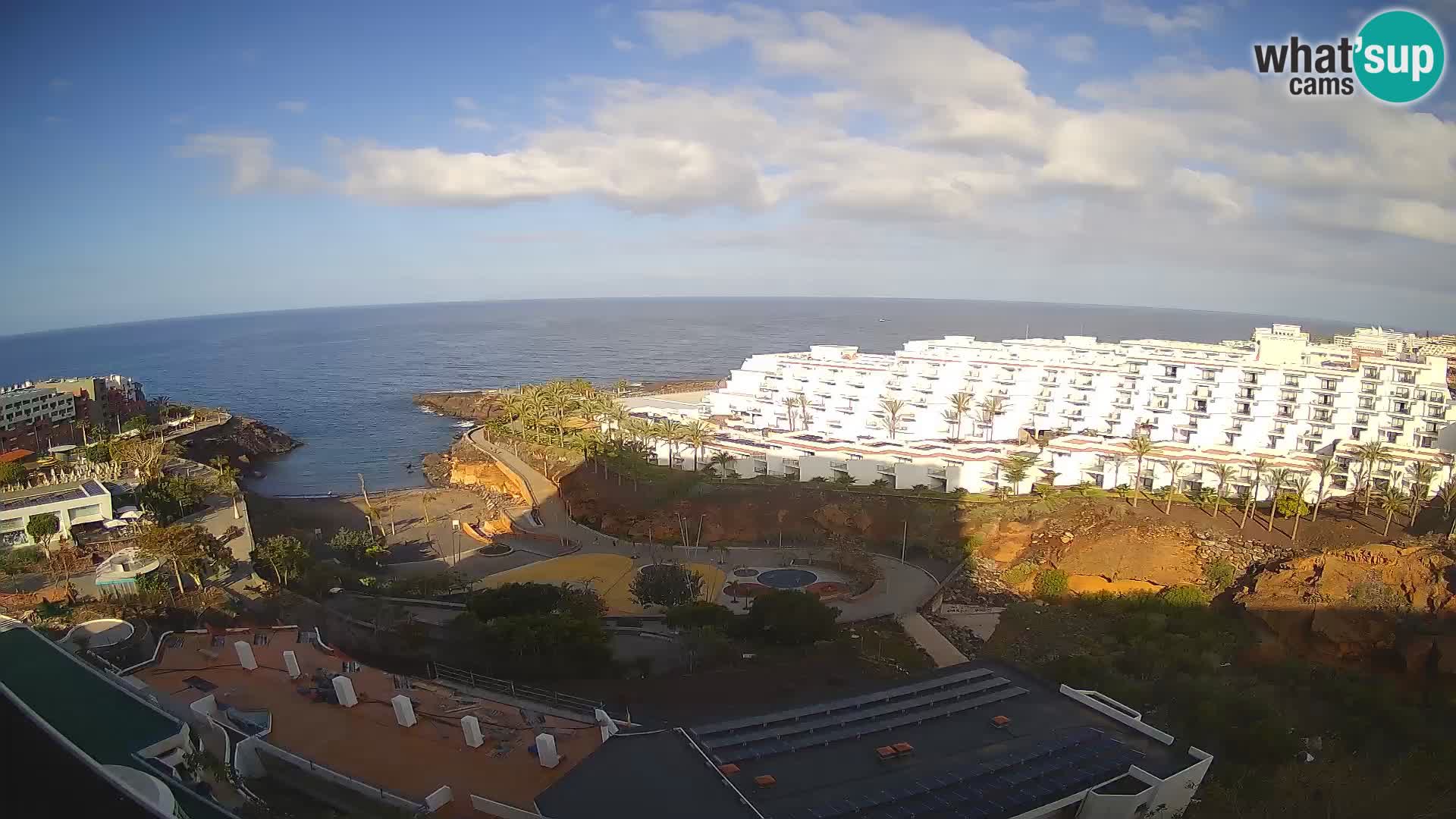 Live webcam Playa de Las Galgas – Playa Paraiso – La Gomera island – Adeje – Tenerife