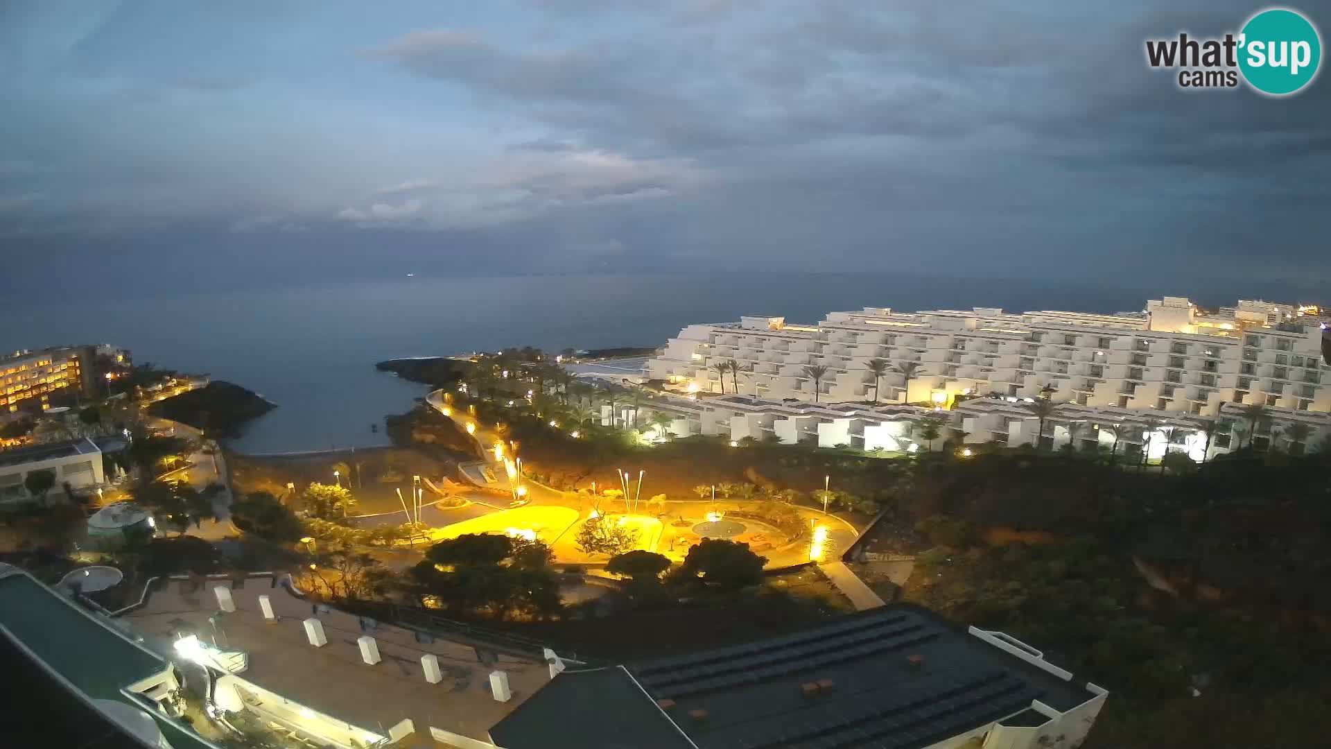 Live webcam Playa de Las Galgas – Playa Paraiso – La Gomera island – Adeje – Tenerife