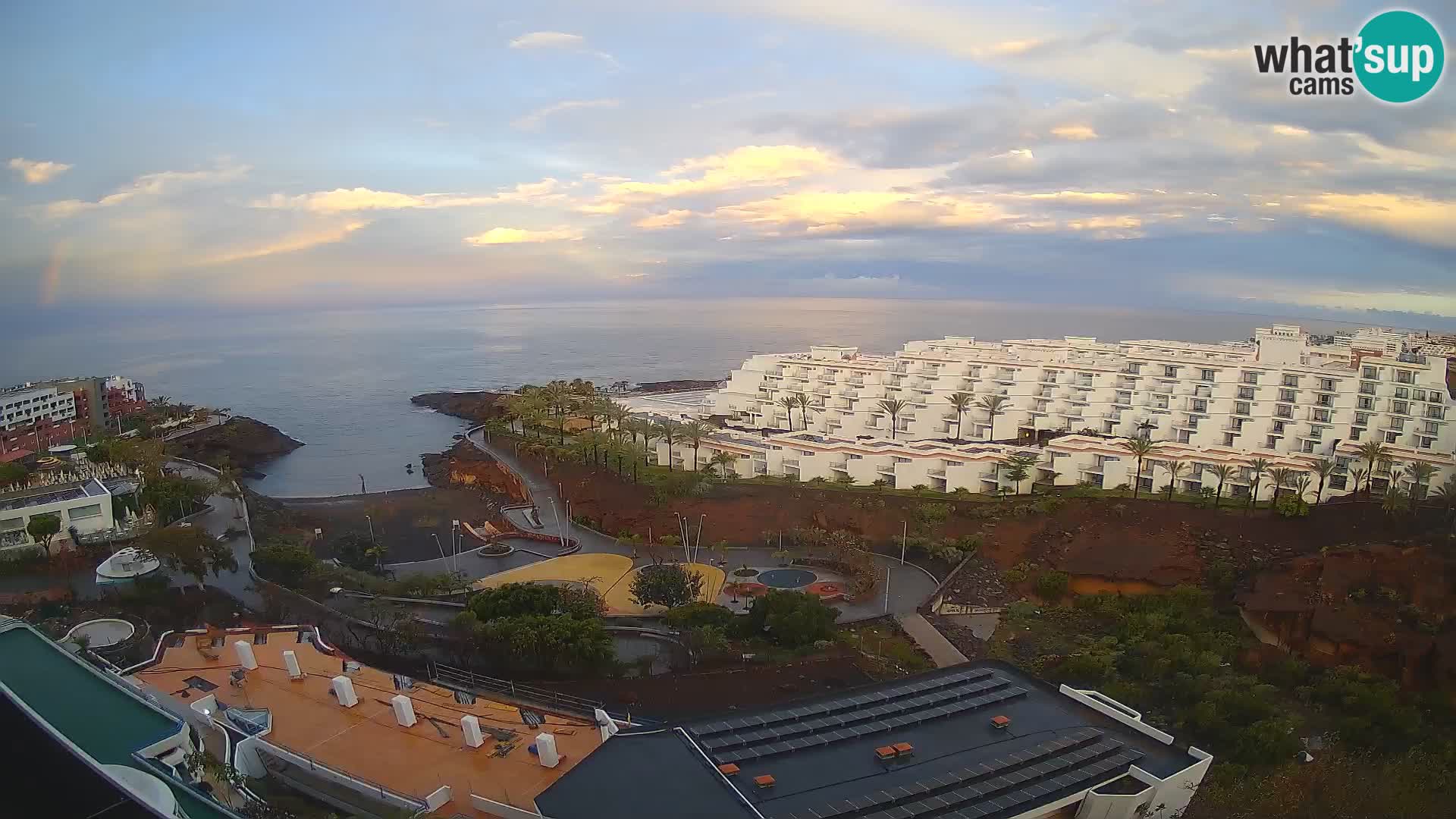 Spletna kamera v živo Las Galgas plaža – Playa Paraiso – otok La Gomera – Costa Adeje – Tenerife