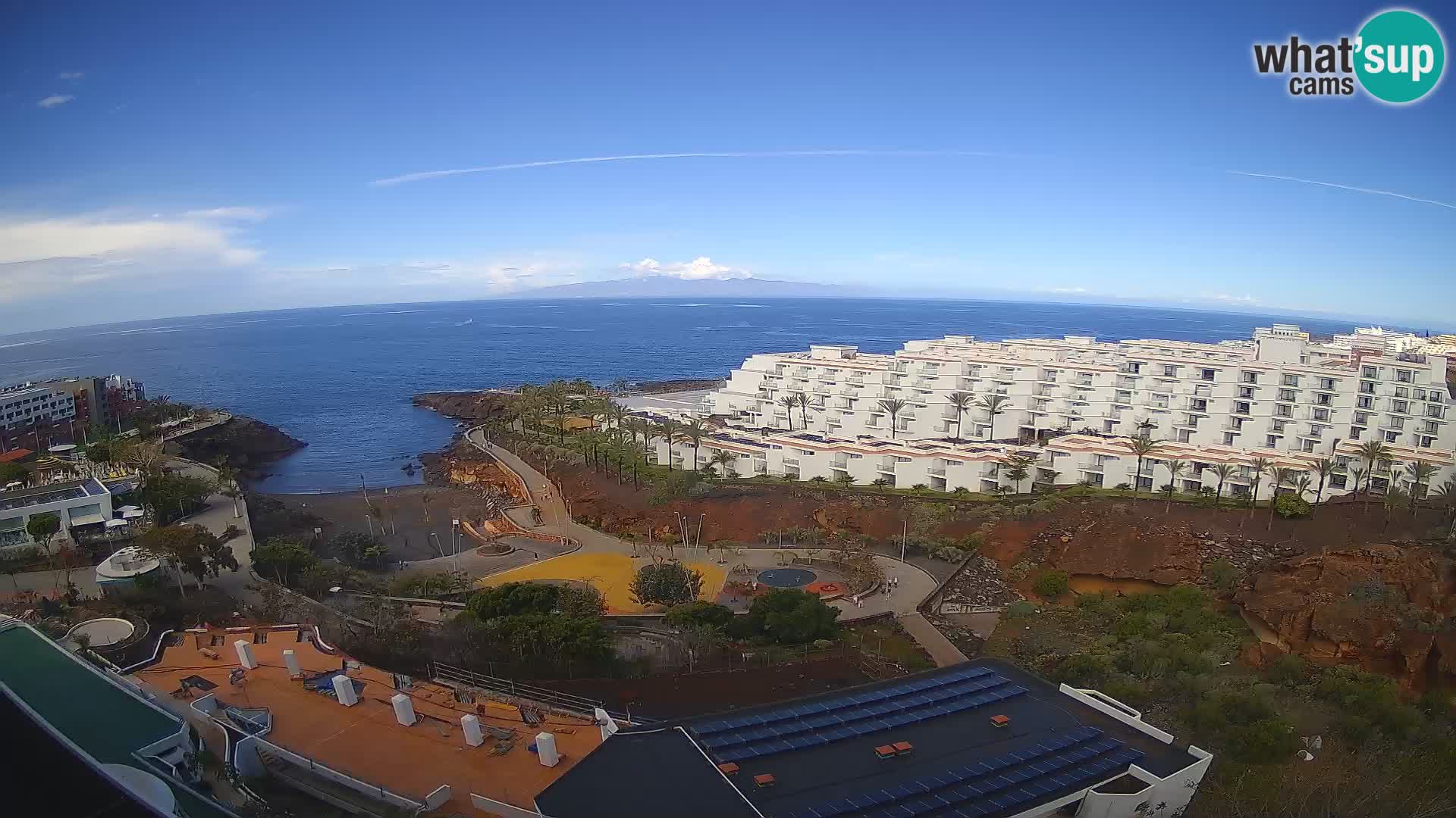 Webcam live spiaggia Las Galgas – Playa Paraiso – Isola La Gomera – Costa Adeje – Tenerife