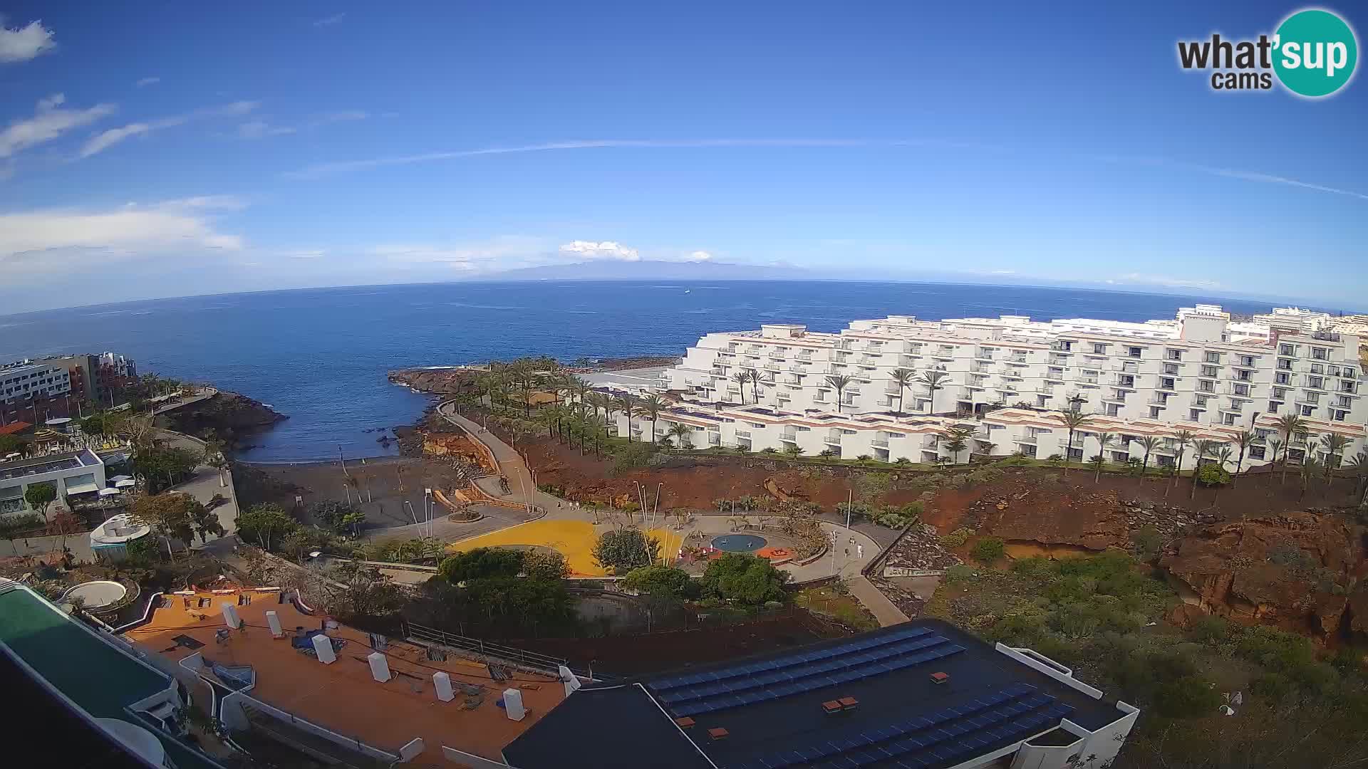 Live-Webcam Las Galgas Strand – Playa Paraiso – Insel La Gomera – Costa Adeje – Teneriffa