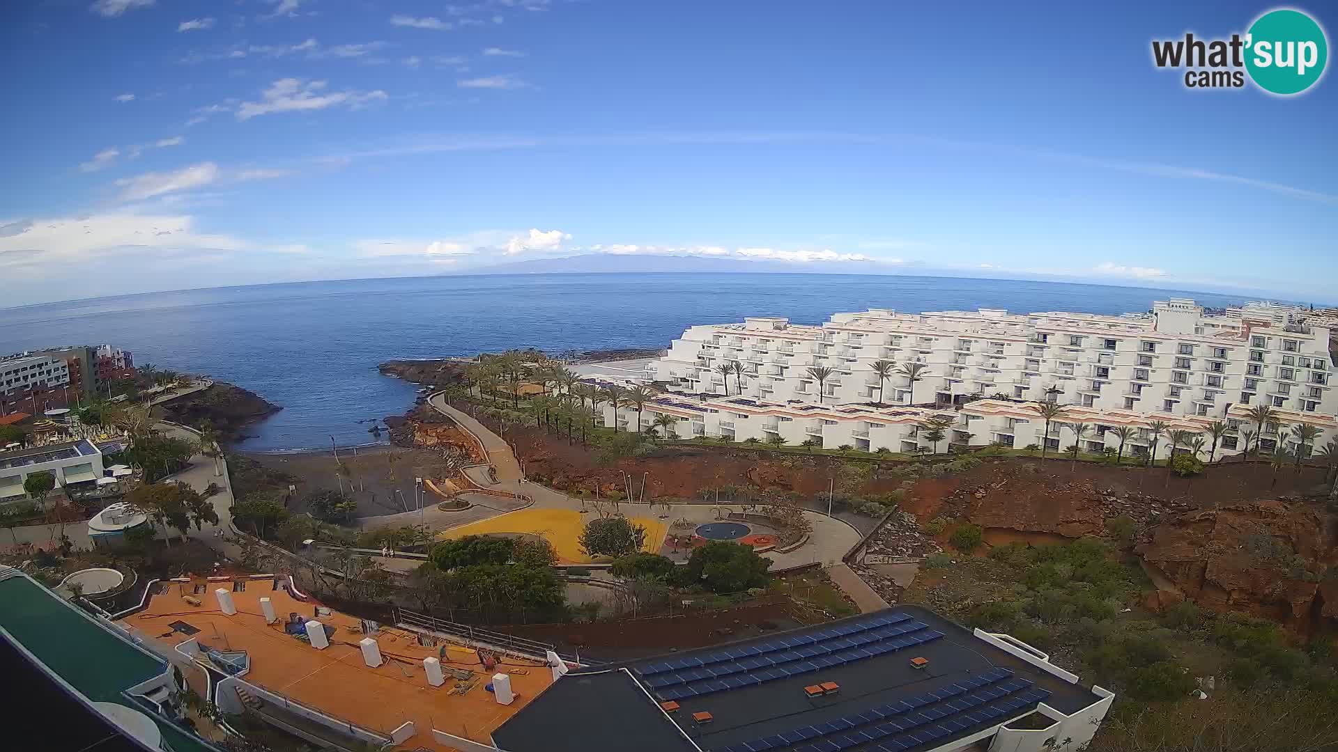 Live-Webcam Las Galgas Strand – Playa Paraiso – Insel La Gomera – Costa Adeje – Teneriffa