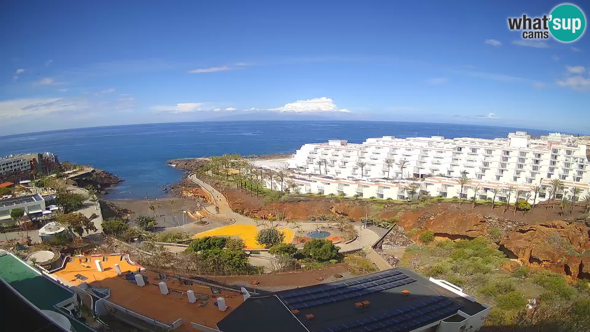 Live-Webcam Las Galgas Strand – Playa Paraiso – Insel La Gomera – Costa Adeje – Teneriffa