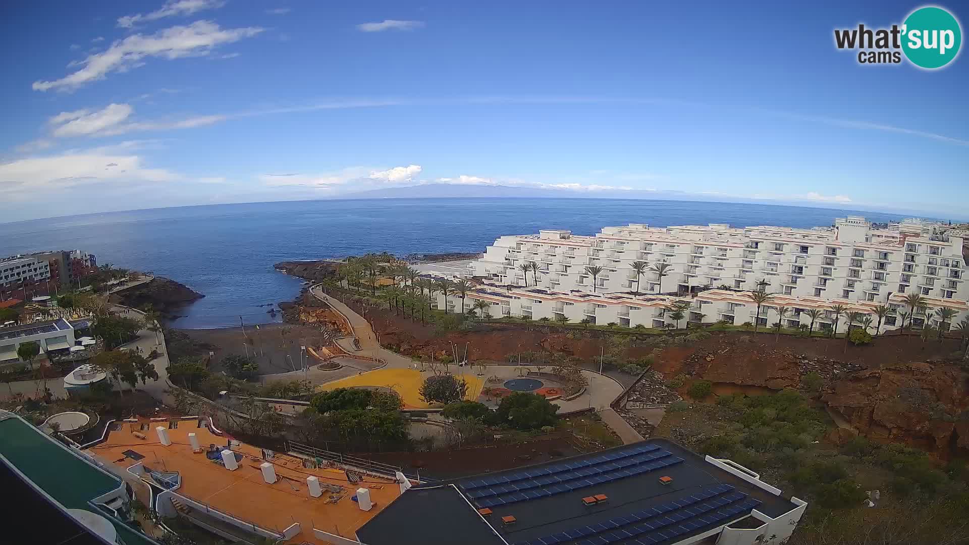 Live-Webcam Las Galgas Strand – Playa Paraiso – Insel La Gomera – Costa Adeje – Teneriffa