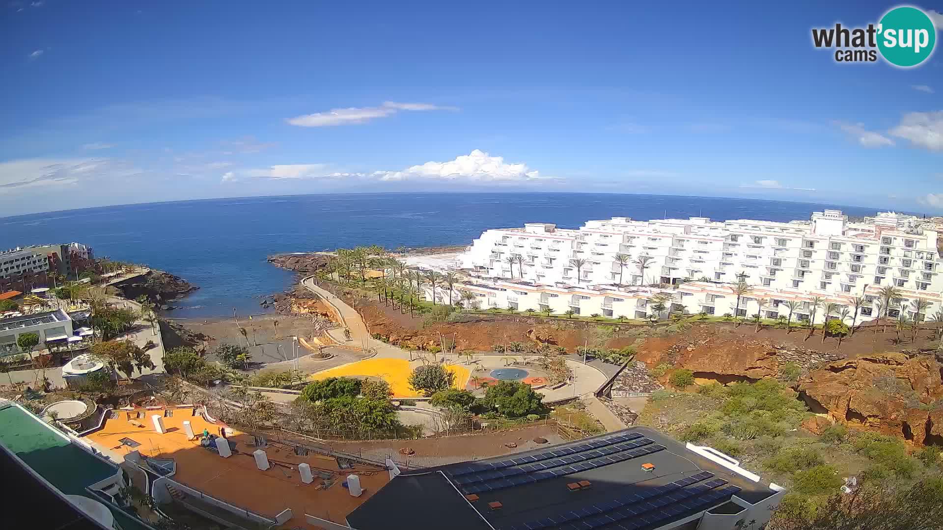 Live-Webcam Las Galgas Strand – Playa Paraiso – Insel La Gomera – Costa Adeje – Teneriffa