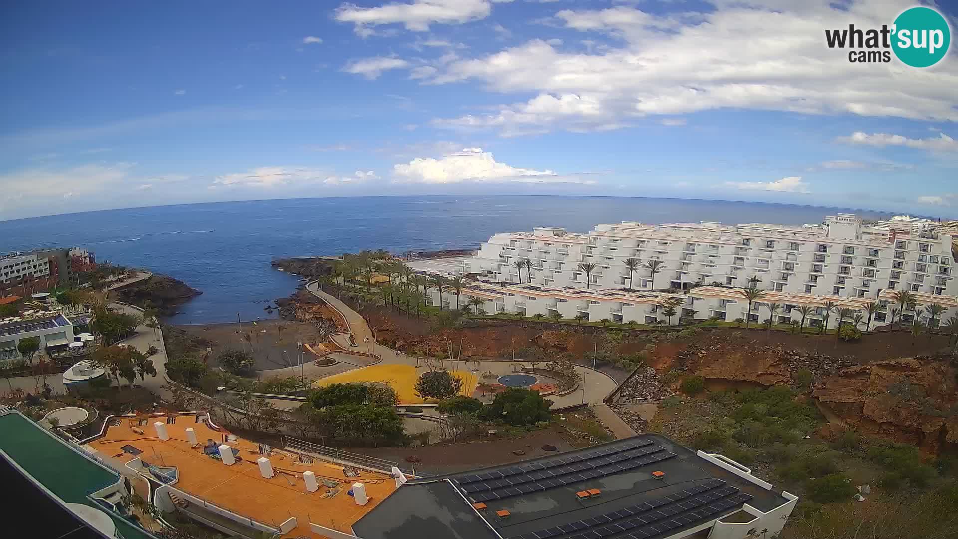 Live-Webcam Las Galgas Strand – Playa Paraiso – Insel La Gomera – Costa Adeje – Teneriffa