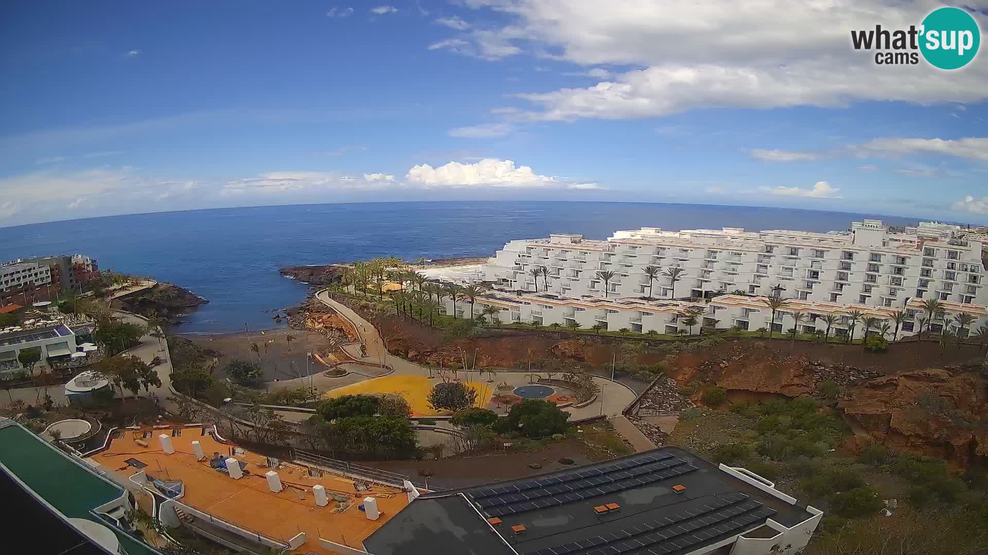 Webcam en vivo Playa de Las Galgas – Playa Paraíso – Isla de La Gomera – Costa Adeje – Tenerife