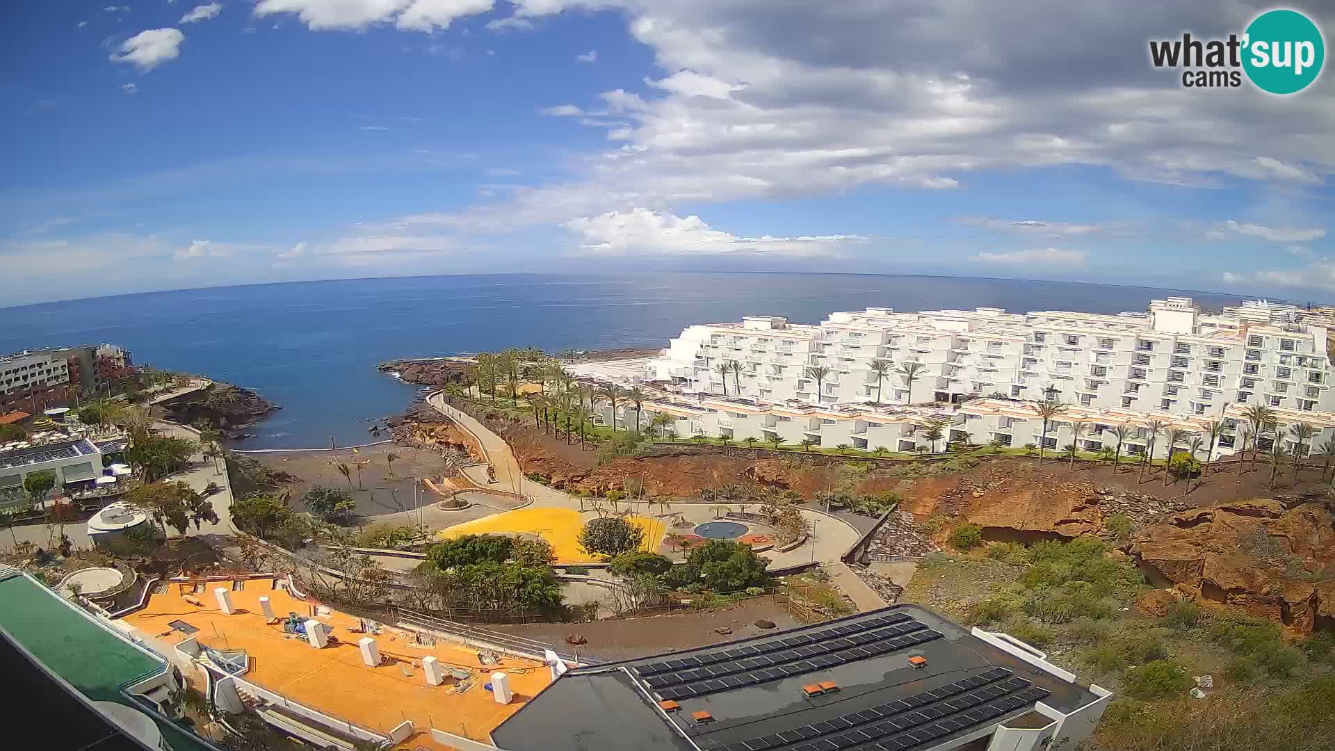 Web kamera uživo Playa de Las Galgas – Playa Paraiso – otok La Gomera – Costa Adeje – Tenerife