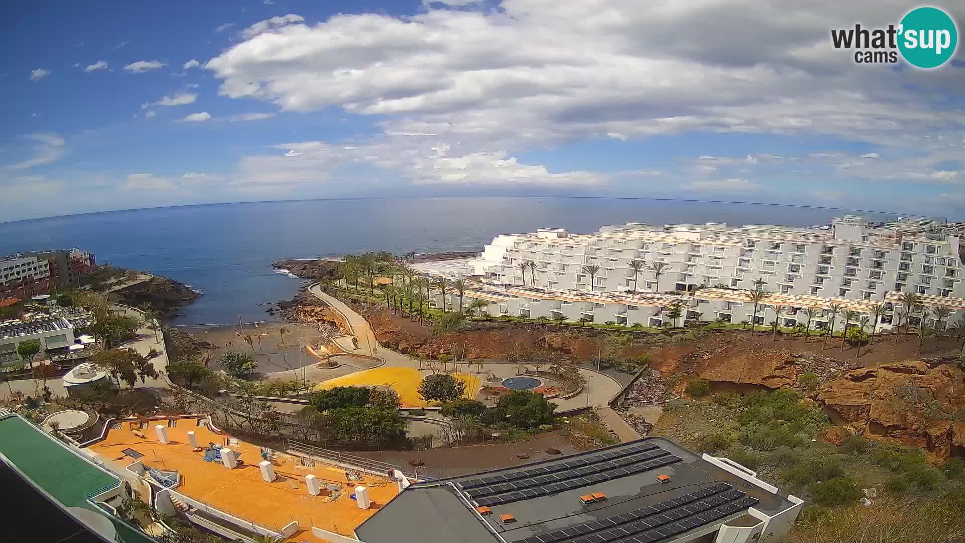 Webcam en vivo Playa de Las Galgas – Playa Paraíso – Isla de La Gomera – Costa Adeje – Tenerife