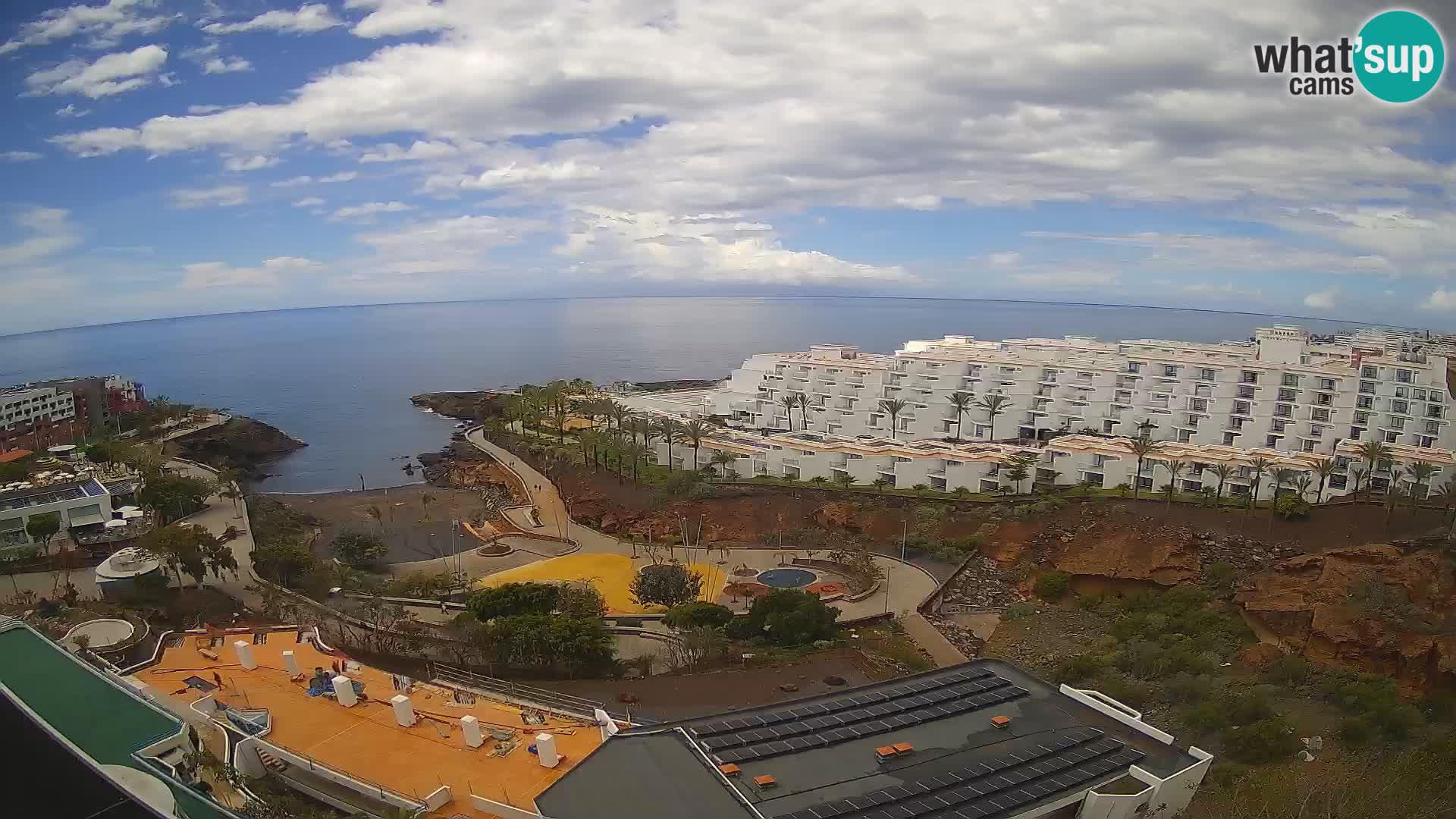 Live-Webcam Las Galgas Strand – Playa Paraiso – Insel La Gomera – Costa Adeje – Teneriffa