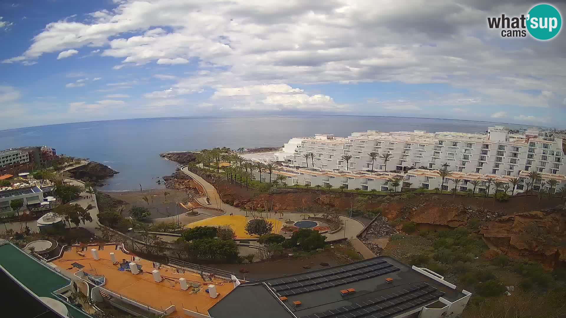 Web kamera uživo Playa de Las Galgas – Playa Paraiso – otok La Gomera – Costa Adeje – Tenerife