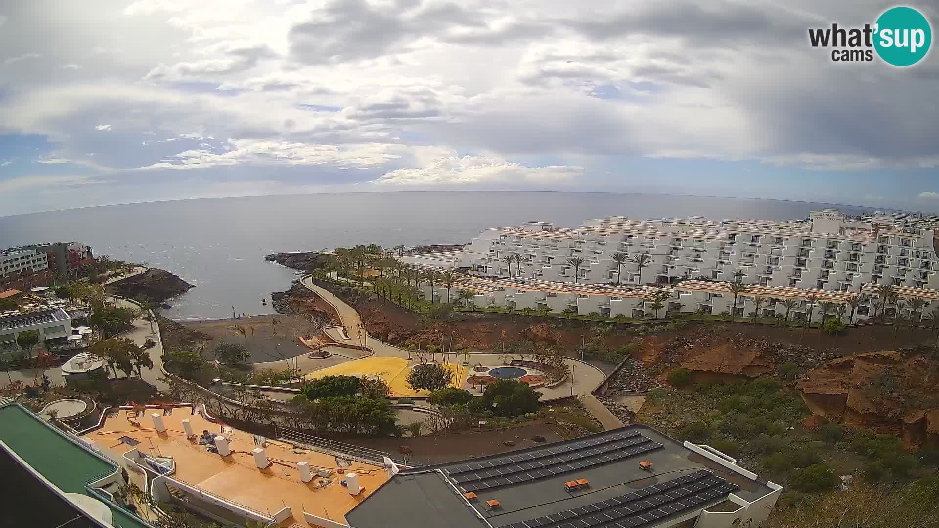 Spletna kamera v živo Las Galgas plaža – Playa Paraiso – otok La Gomera – Costa Adeje – Tenerife