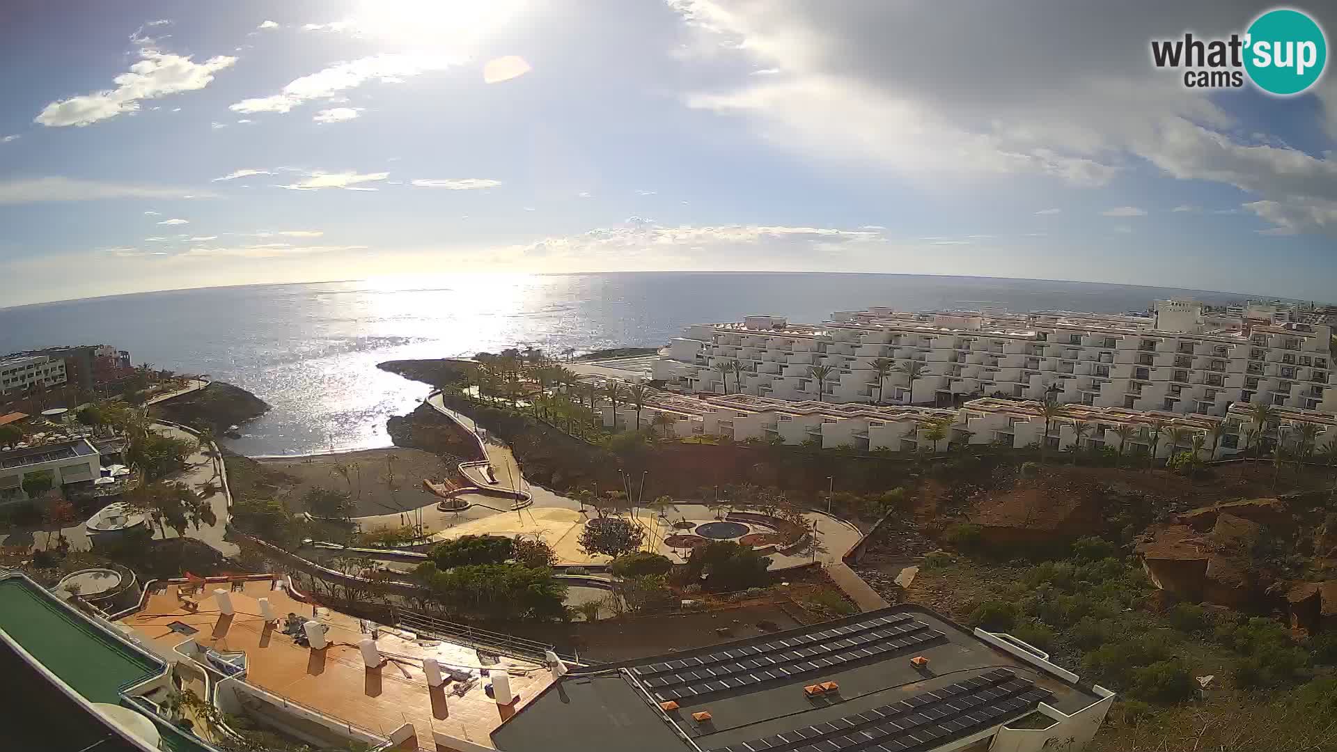 Spletna kamera v živo Las Galgas plaža – Playa Paraiso – otok La Gomera – Costa Adeje – Tenerife