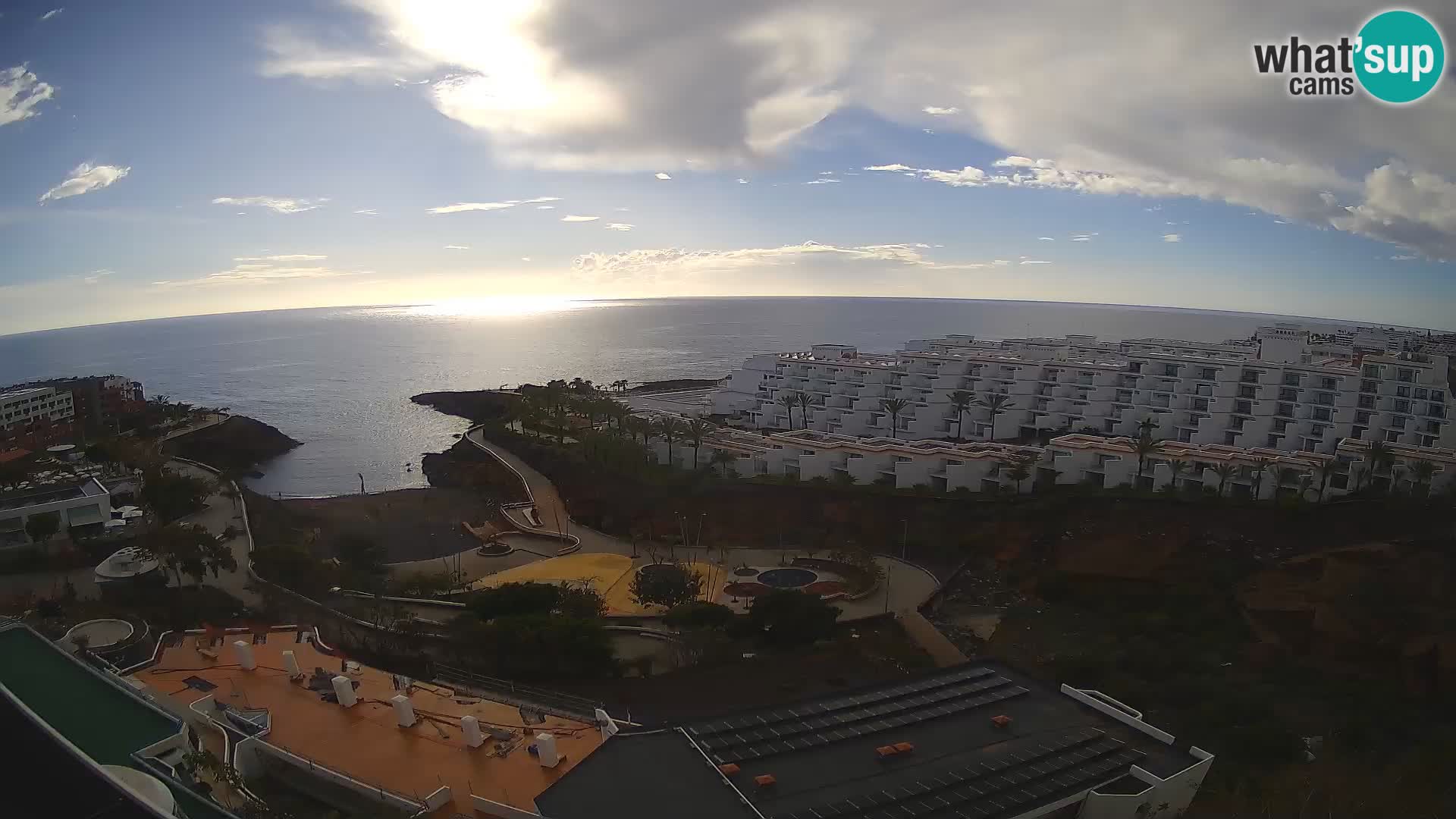 Spletna kamera v živo Las Galgas plaža – Playa Paraiso – otok La Gomera – Costa Adeje – Tenerife