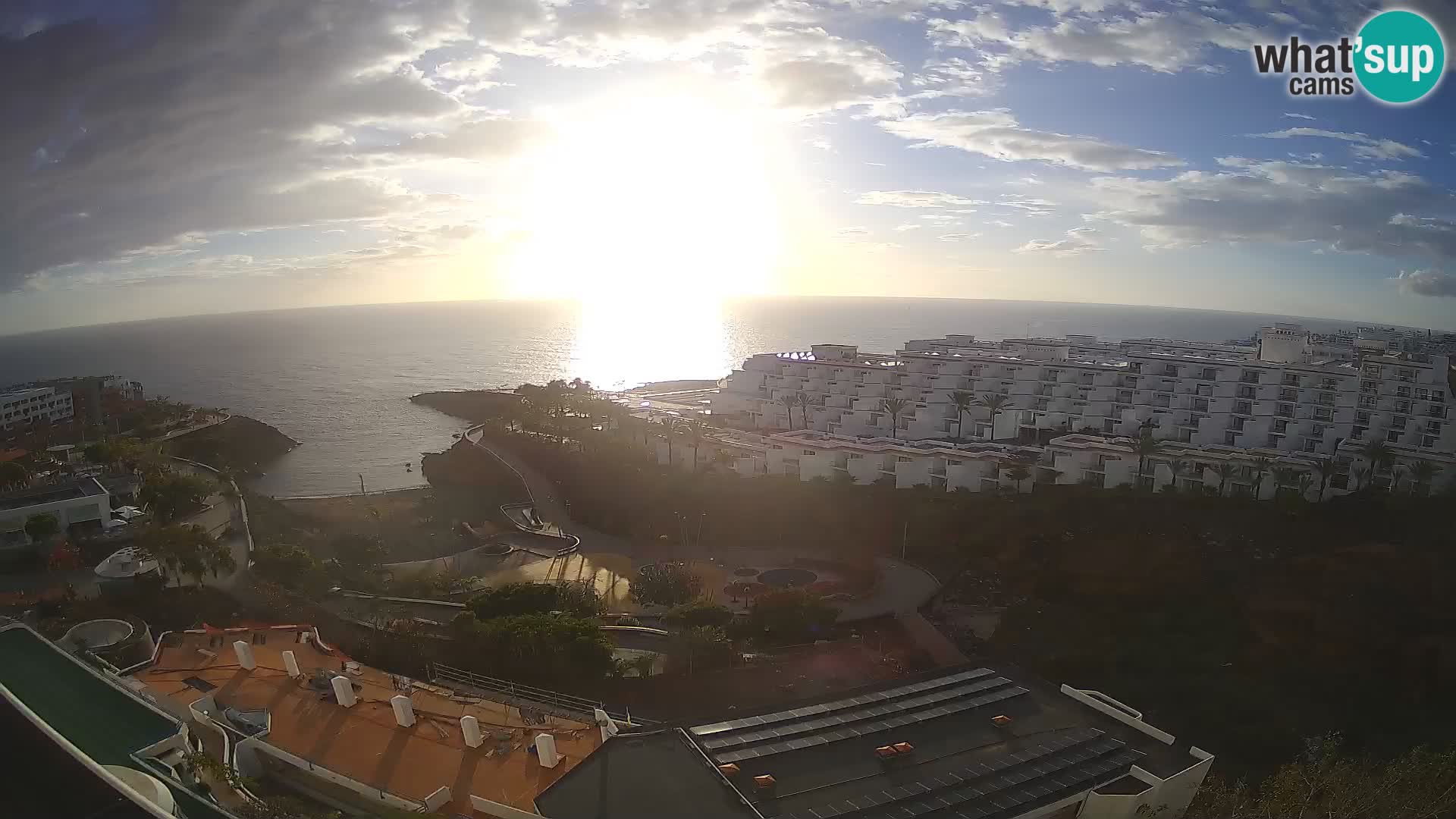 Live webcam Playa de Las Galgas – Playa Paraiso – La Gomera island – Adeje – Tenerife