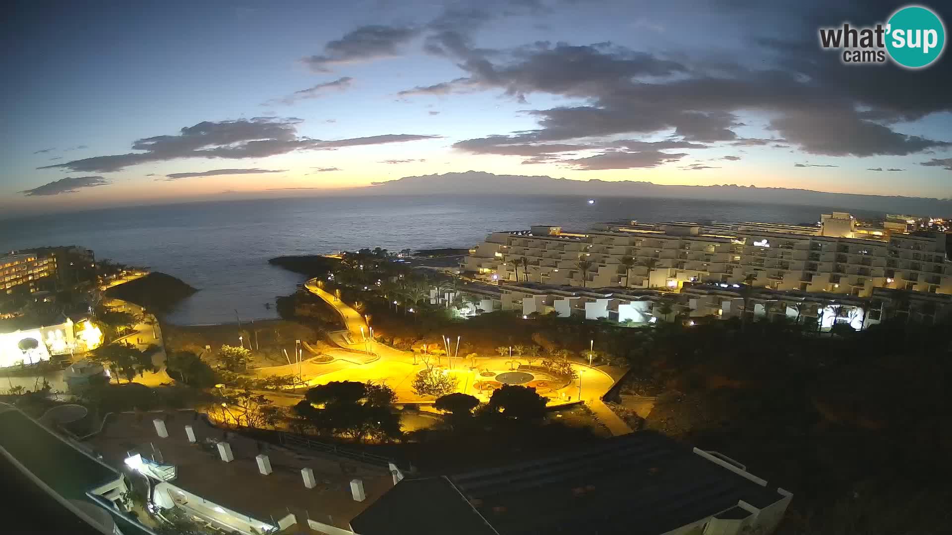Webcam live spiaggia Las Galgas – Playa Paraiso – Isola La Gomera – Costa Adeje – Tenerife