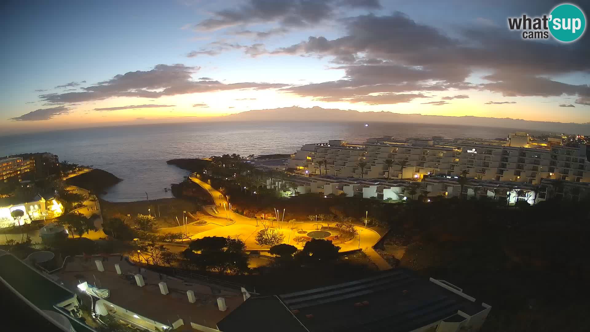 Live-Webcam Las Galgas Strand – Playa Paraiso – Insel La Gomera – Costa Adeje – Teneriffa